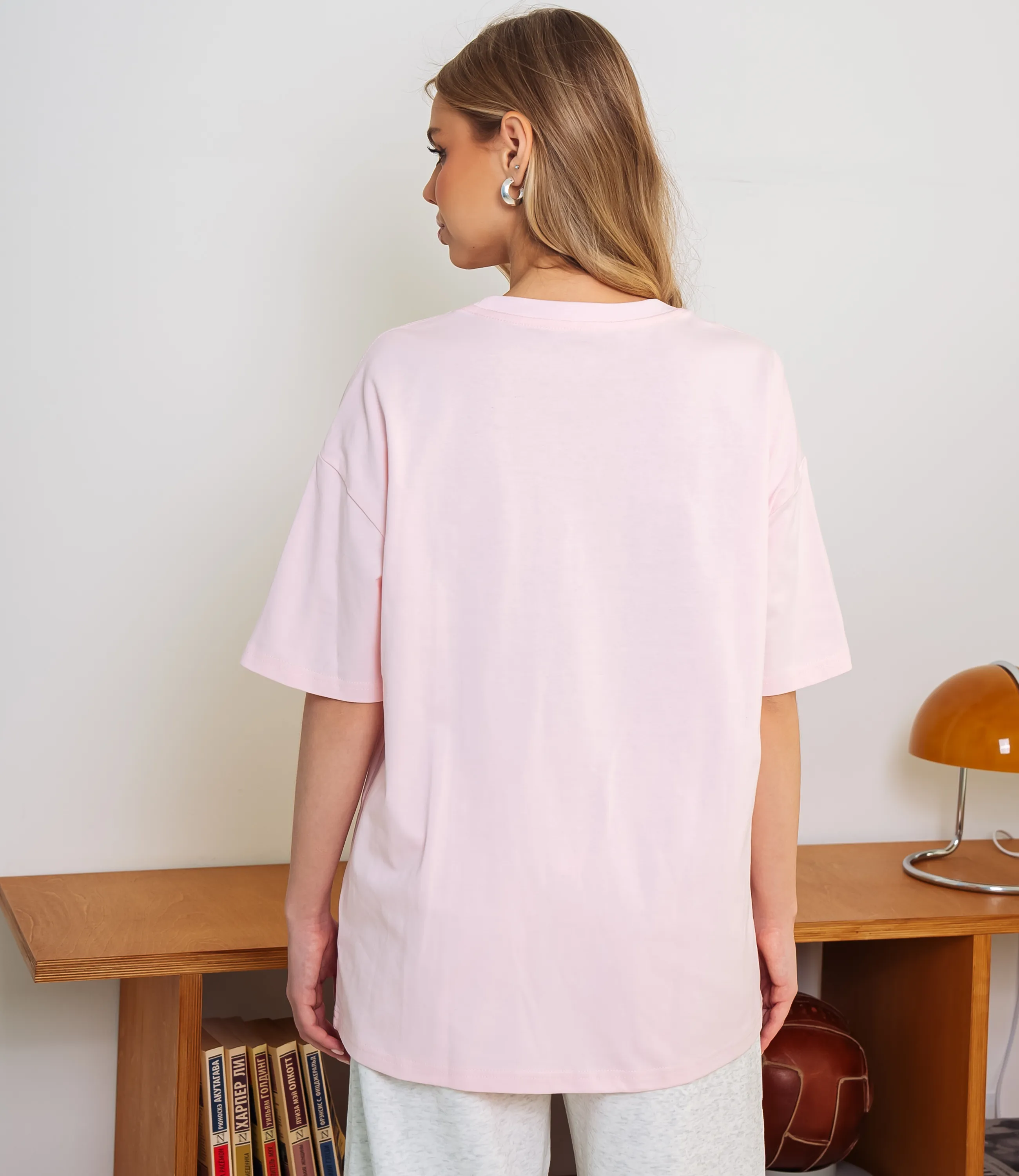 Футболка #КТ026 (2), светло-розовый - фото 3