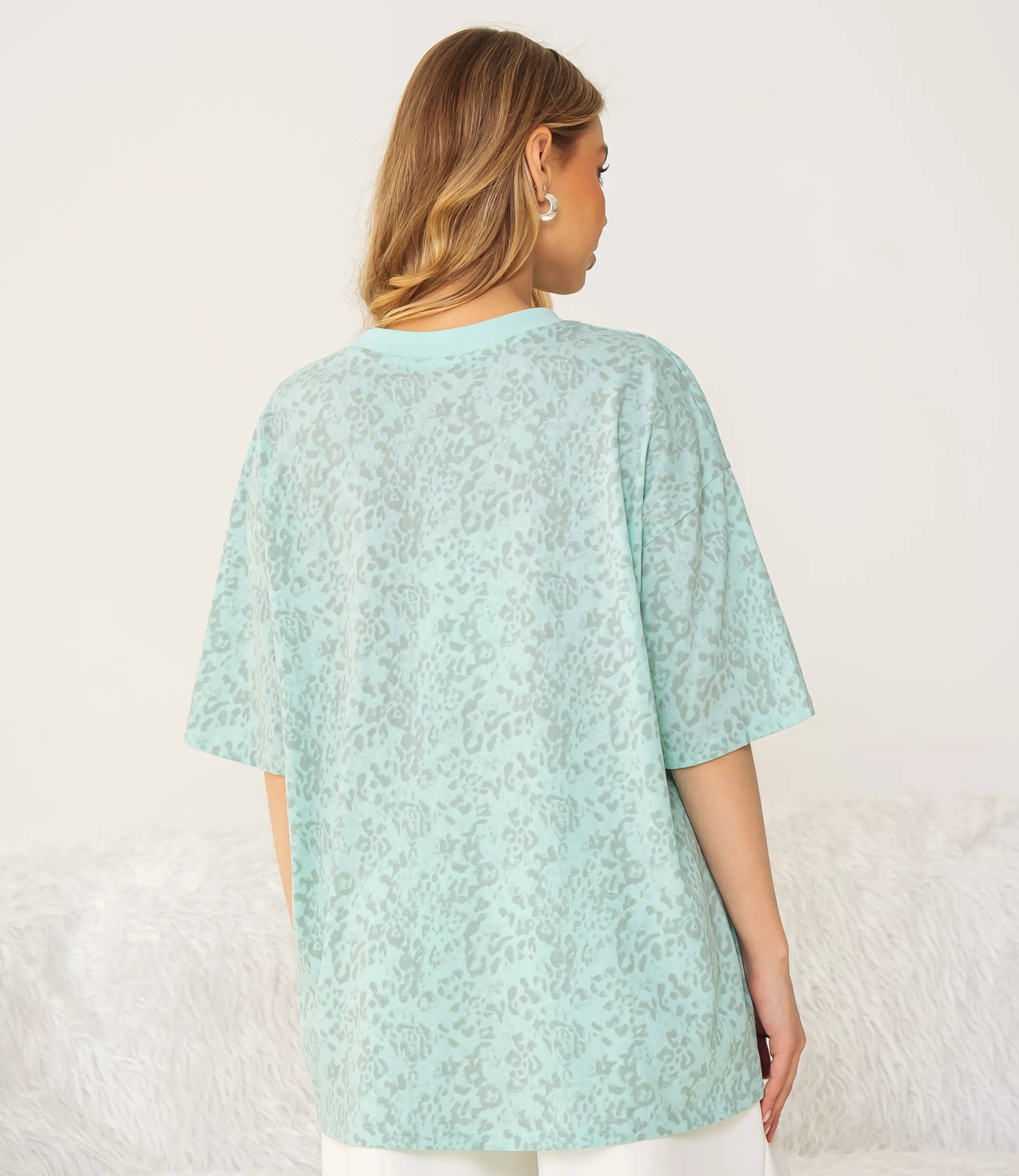 Футболка #КТ1200, мята - фото 3