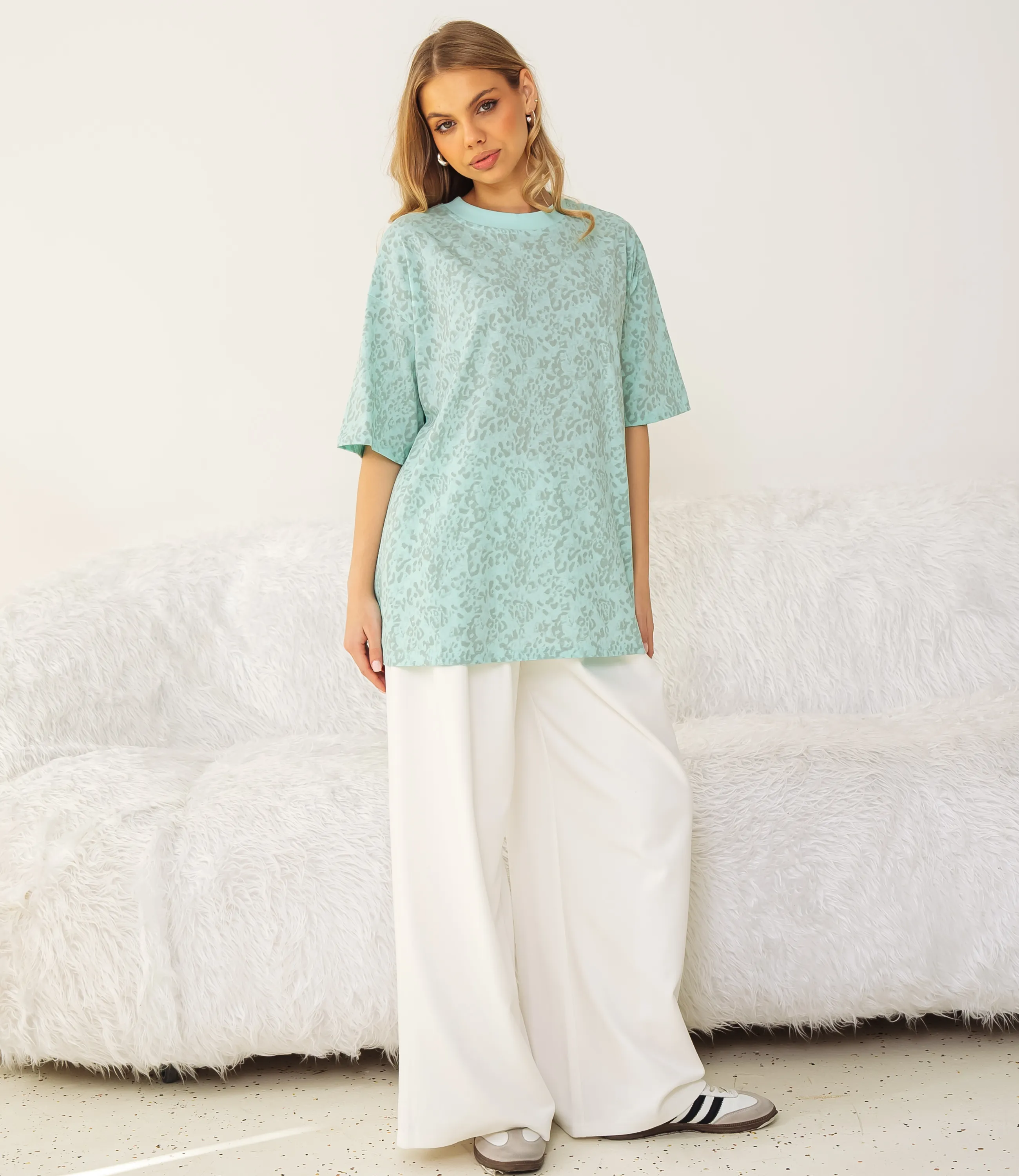 Футболка #КТ1200, мята - фото 4