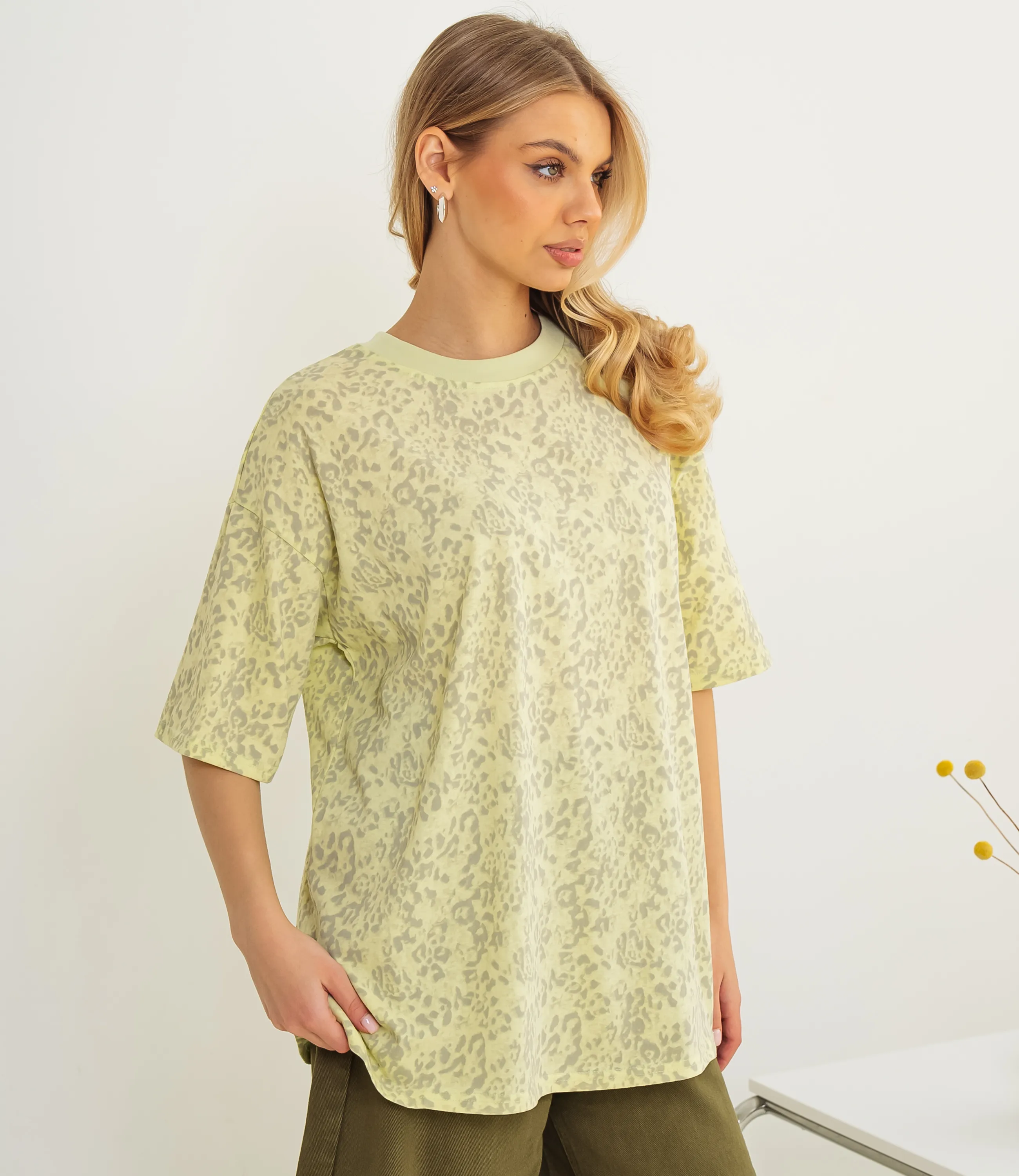 Футболка #КТ1200, лайм - фото 2