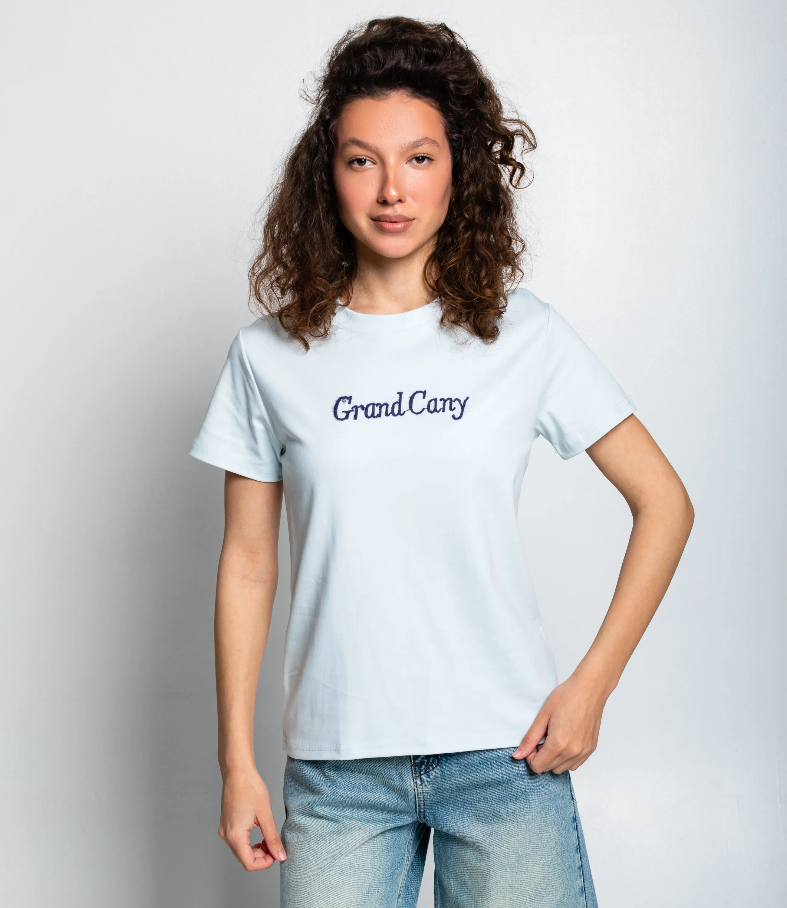 Футболка #КТ3351 (2), голубой - фото 1