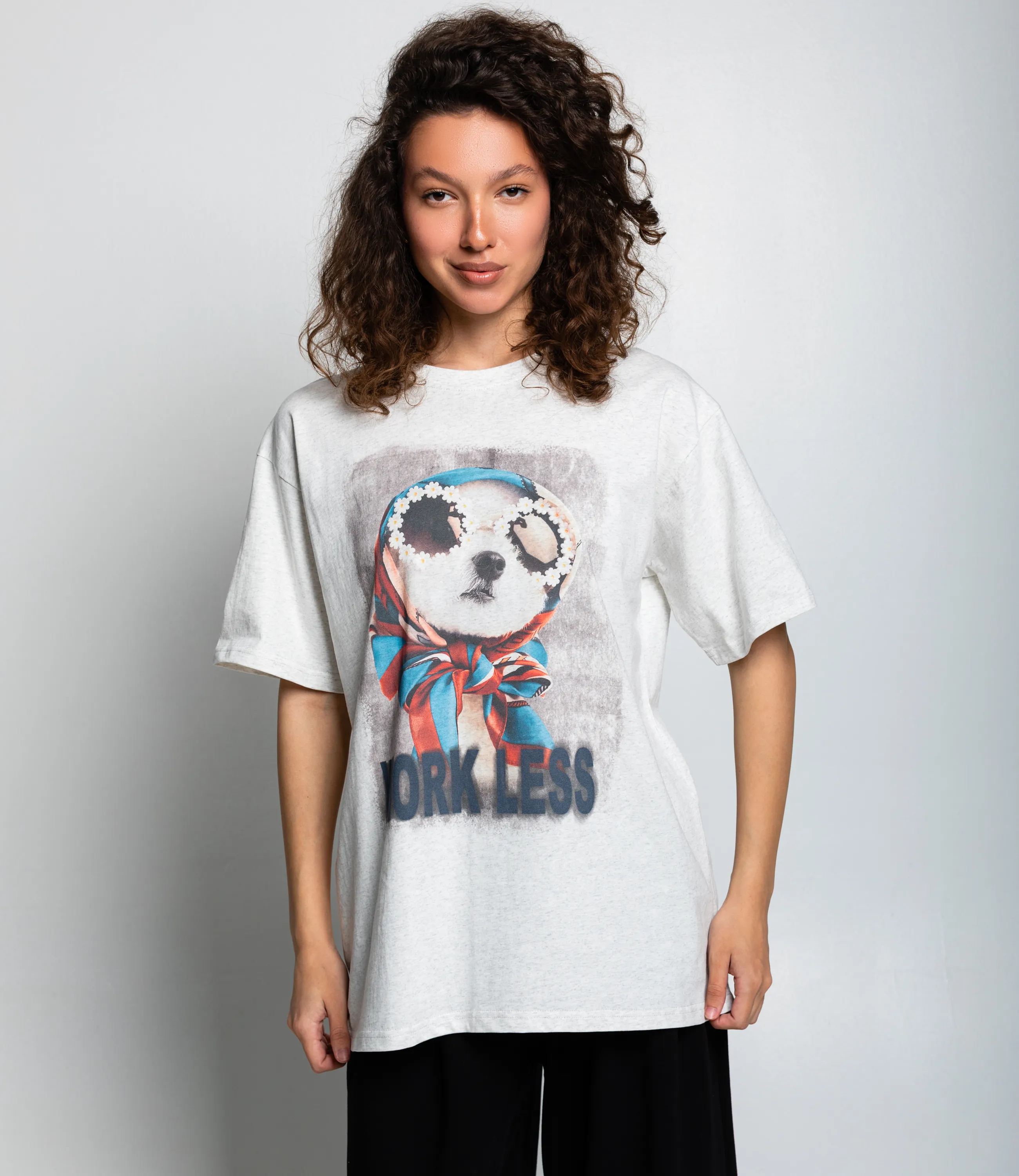 Футболка #КТ3101 (3), светло-серый меланж - фото 1