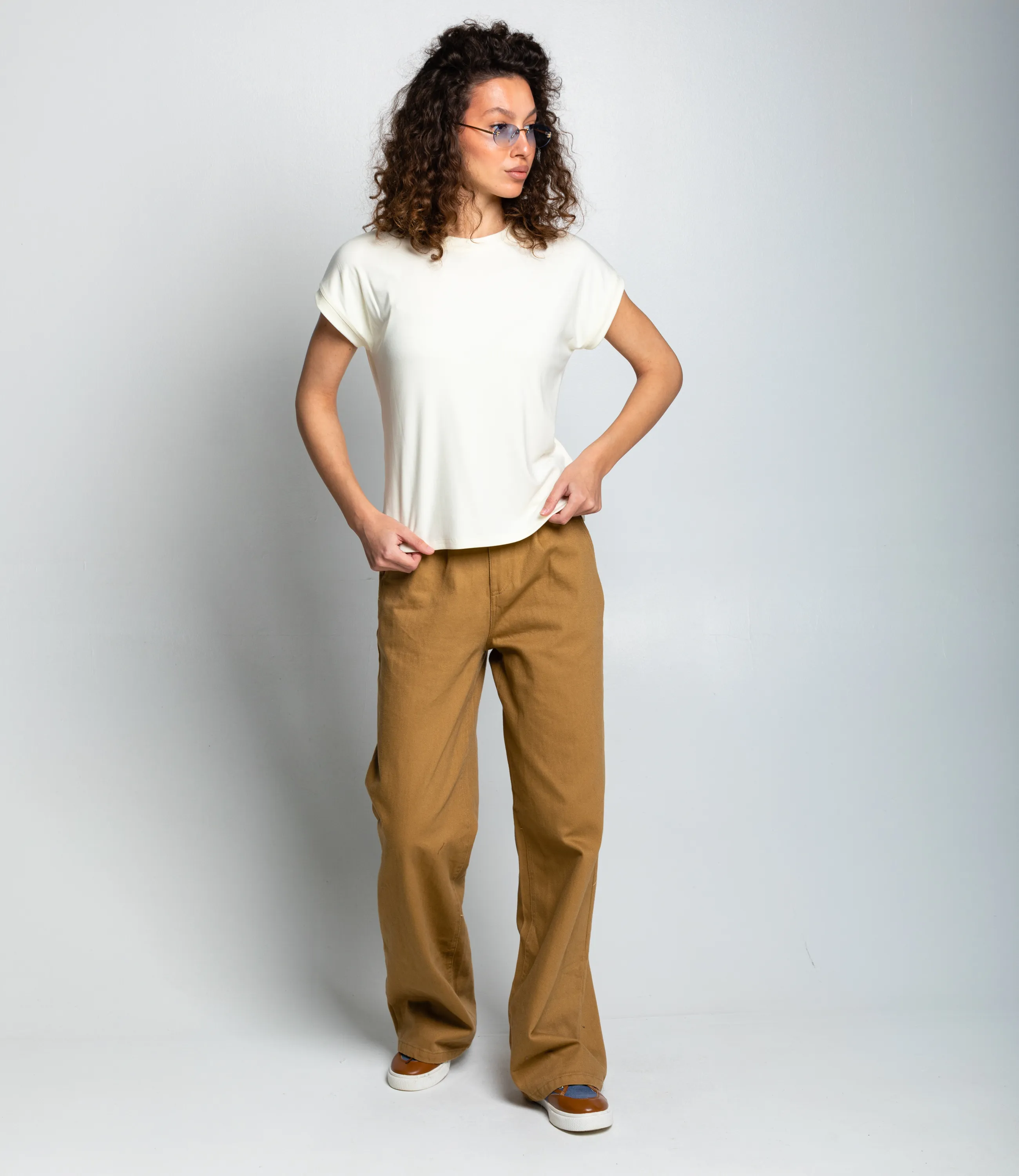 Футболка #КТ1016 (1)-1, кремовый - фото 4