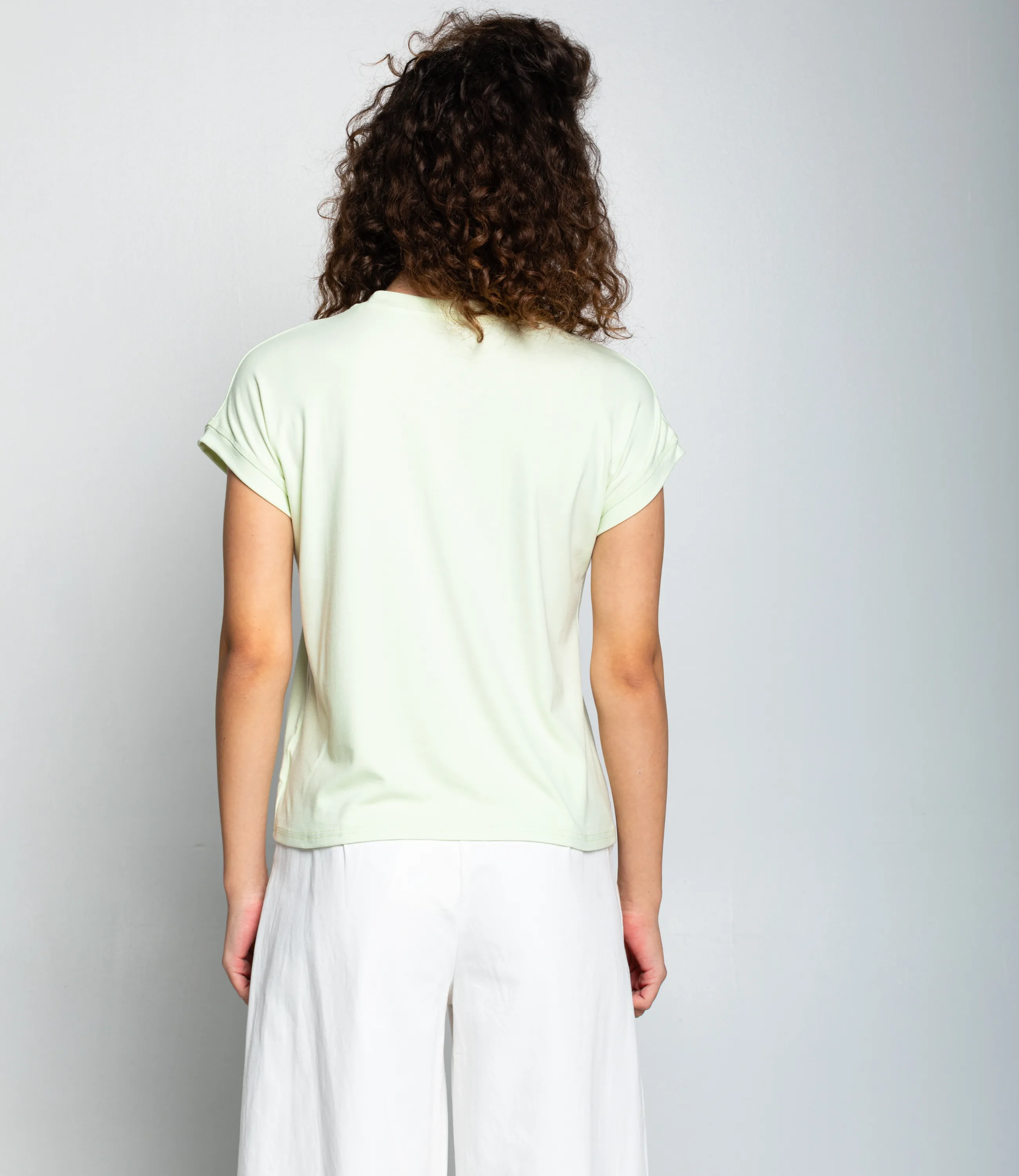 Футболка #КТ1016 (1)-1, зелёный чай - фото 3