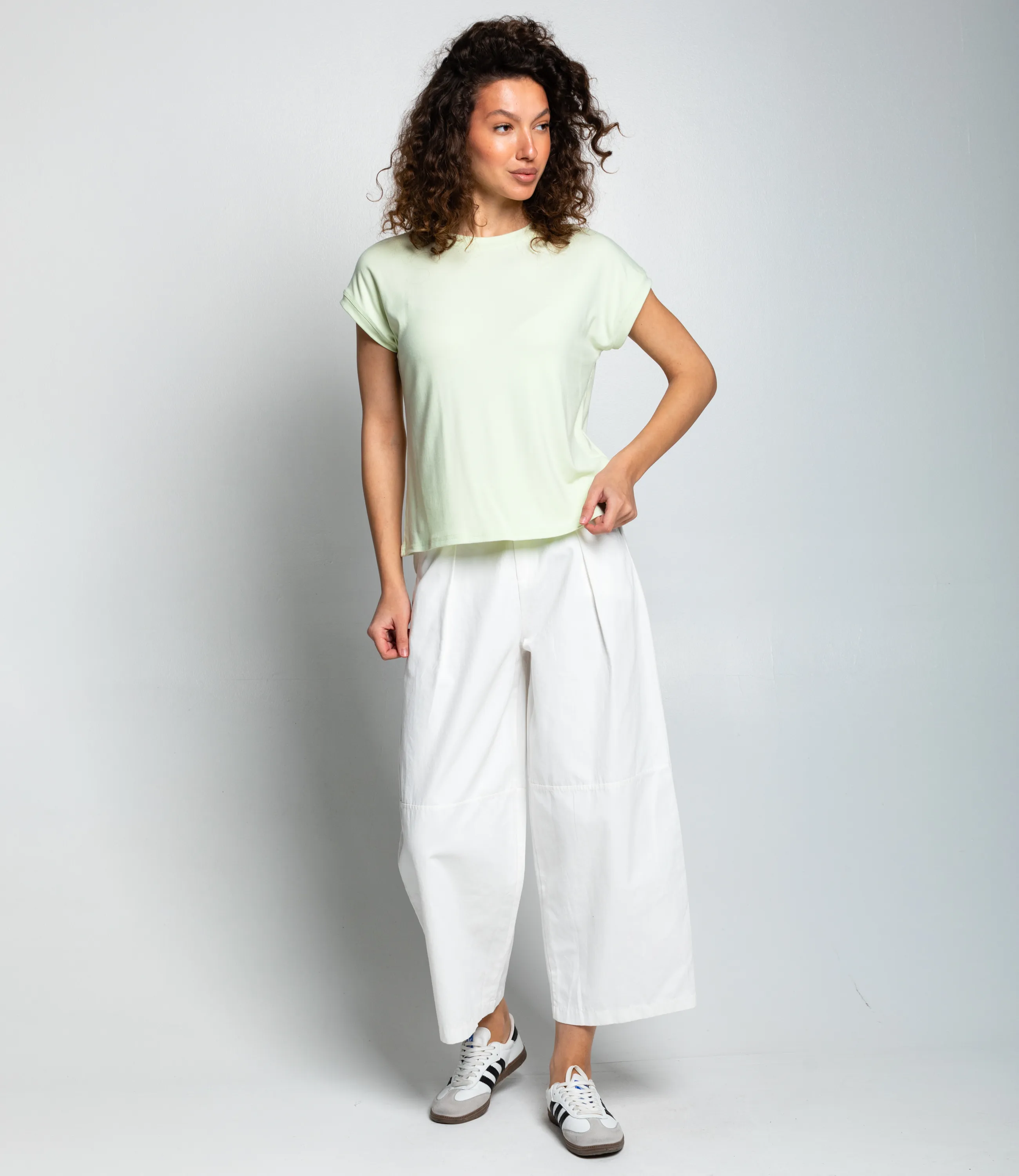 Футболка #КТ1016 (1)-1, зелёный чай - фото 4