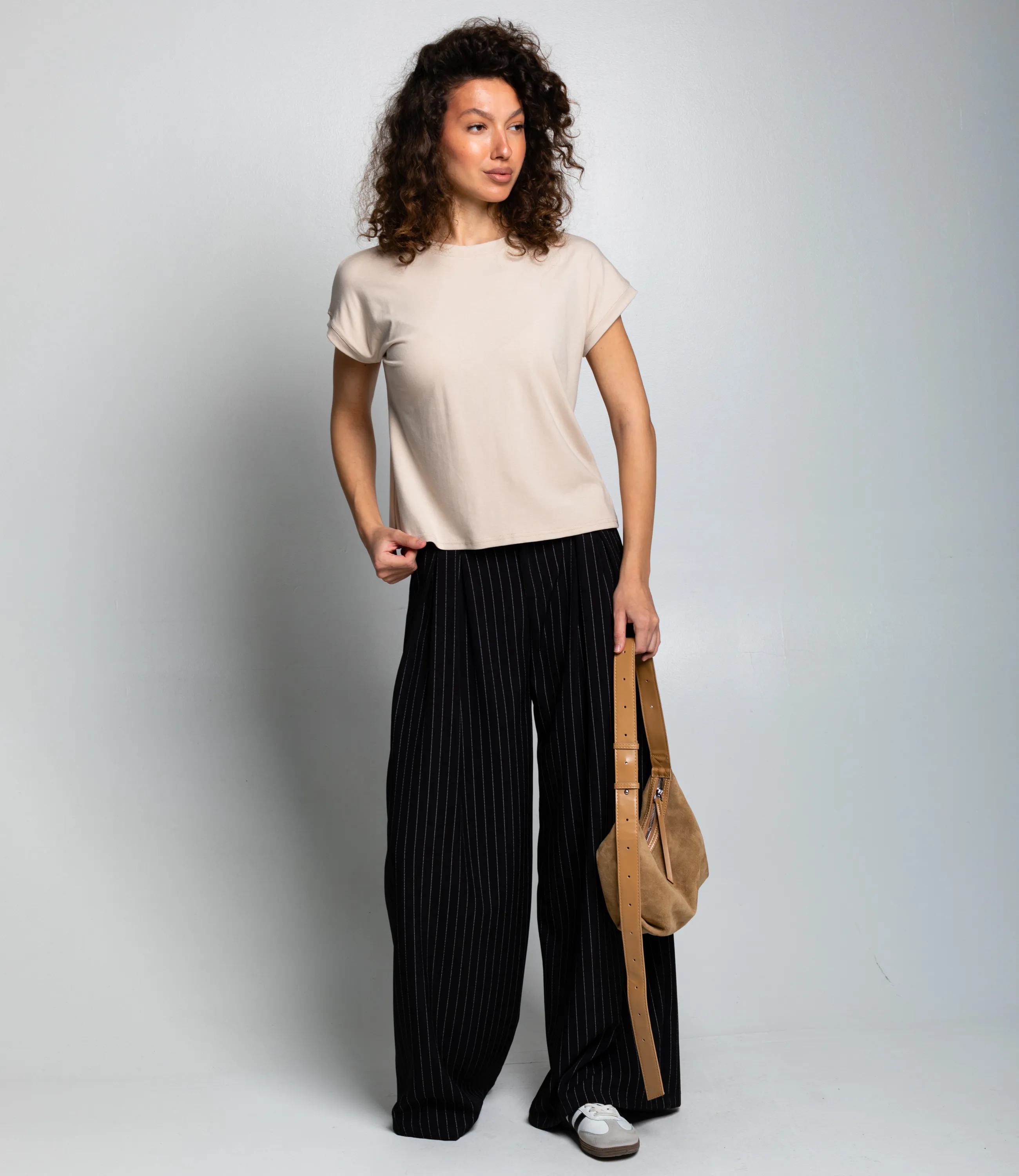 Футболка #КТ1016 (1)-1, светло-бежевый - фото 4