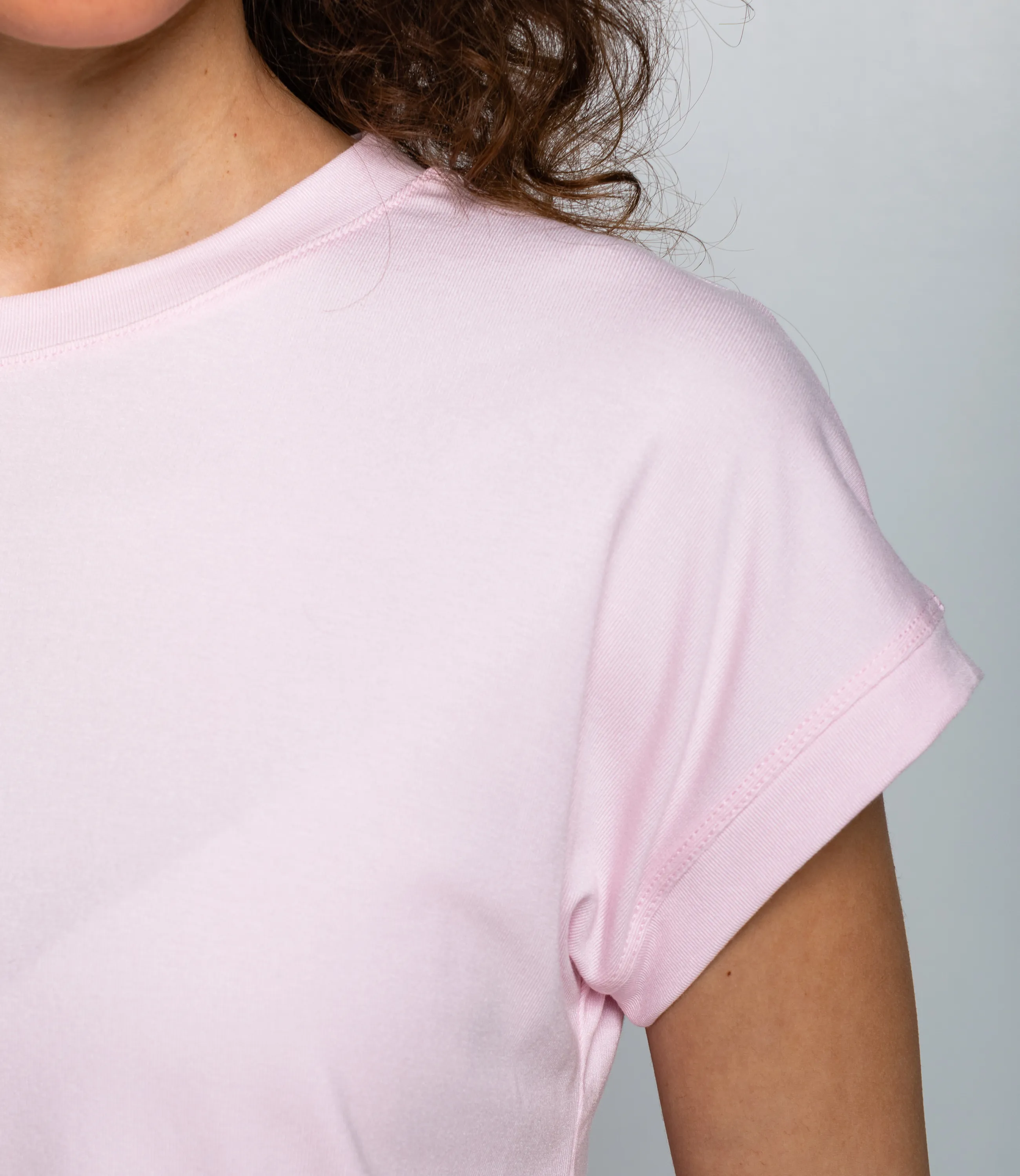 Футболка #КТ1016 (1)-1, светло-розовый - фото 5