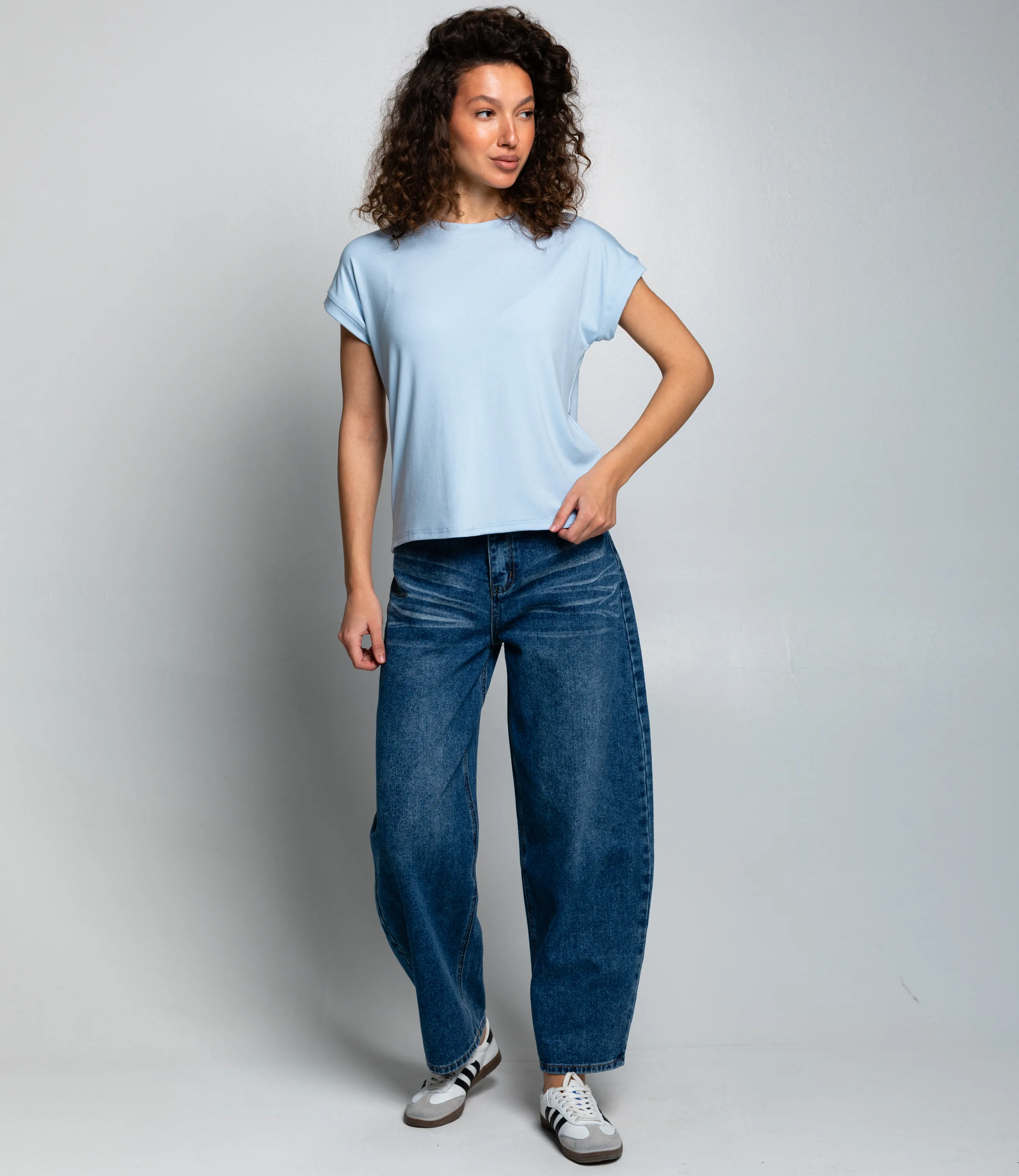 Футболка #КТ1016 (1)-1, голубой - фото 4