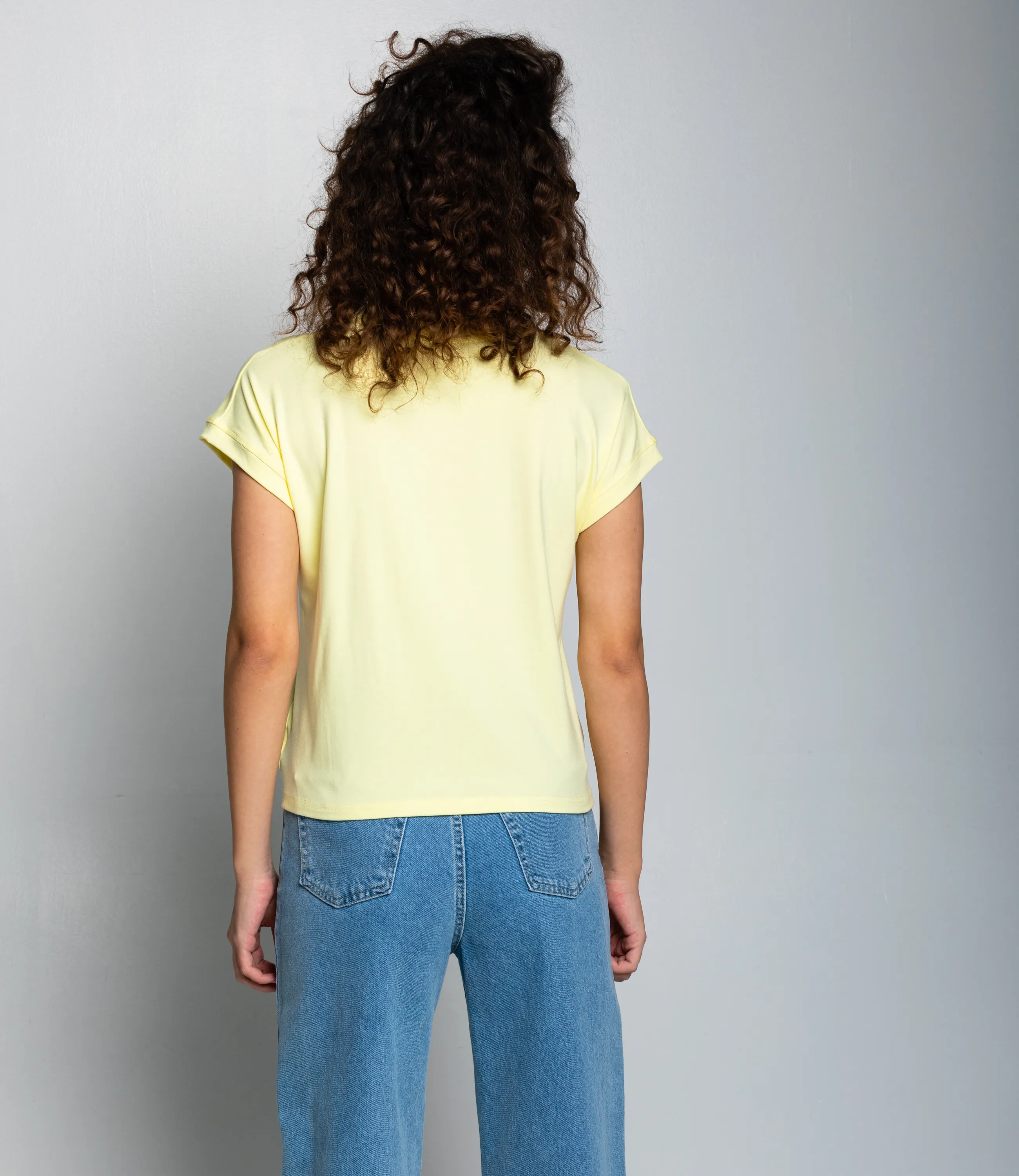 Футболка #КТ1016 (1)-1, жёлтый - фото 3