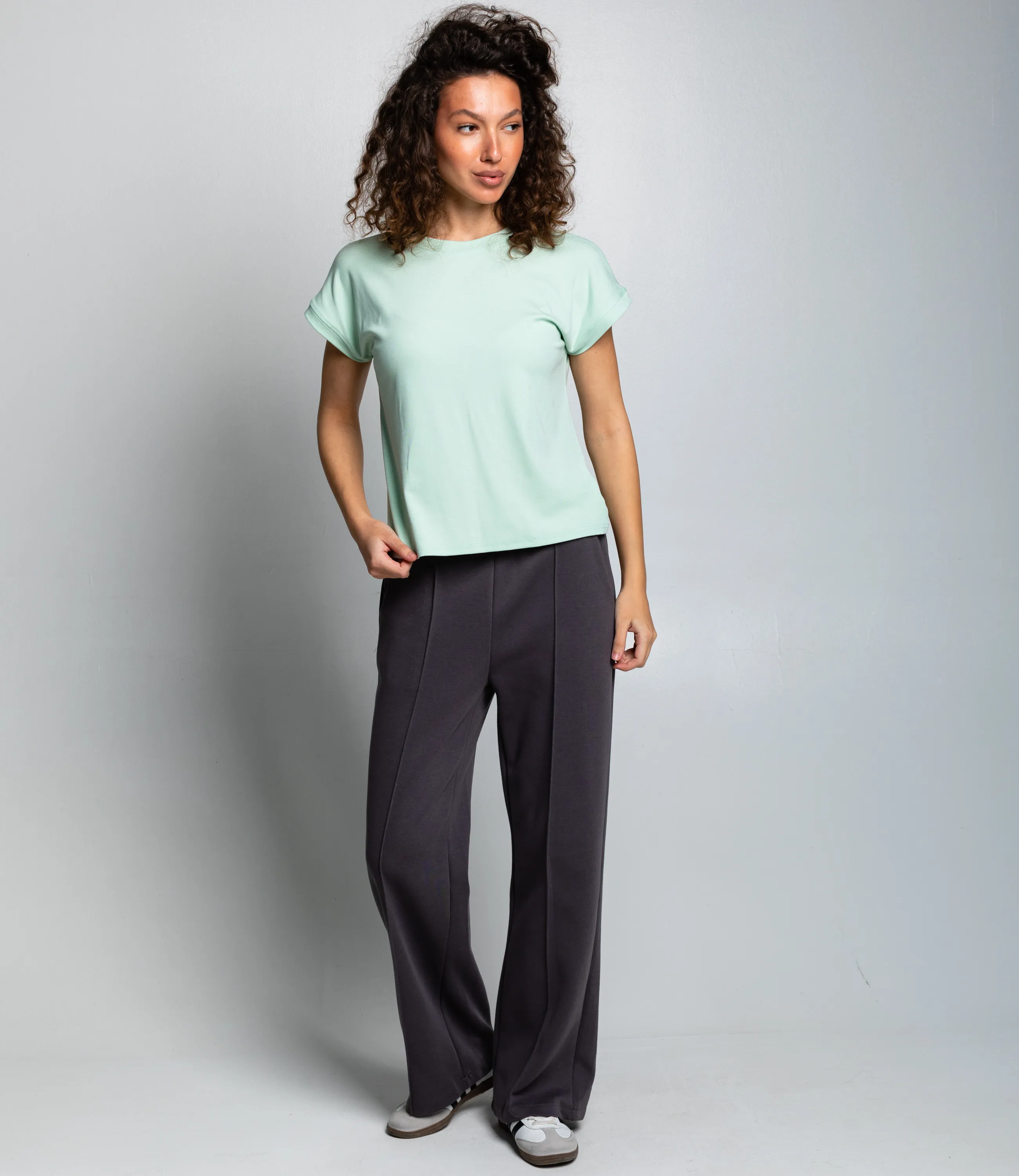 Футболка #КТ1016 (1)-1, мята - фото 4