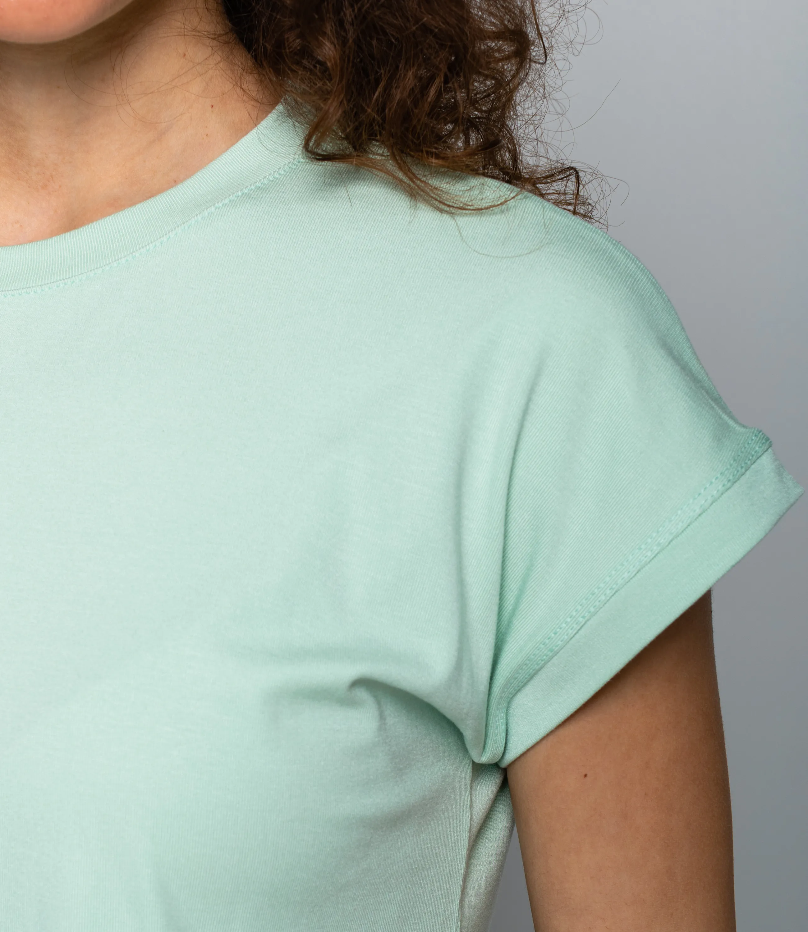 Футболка #КТ1016 (1)-1, мята - фото 5