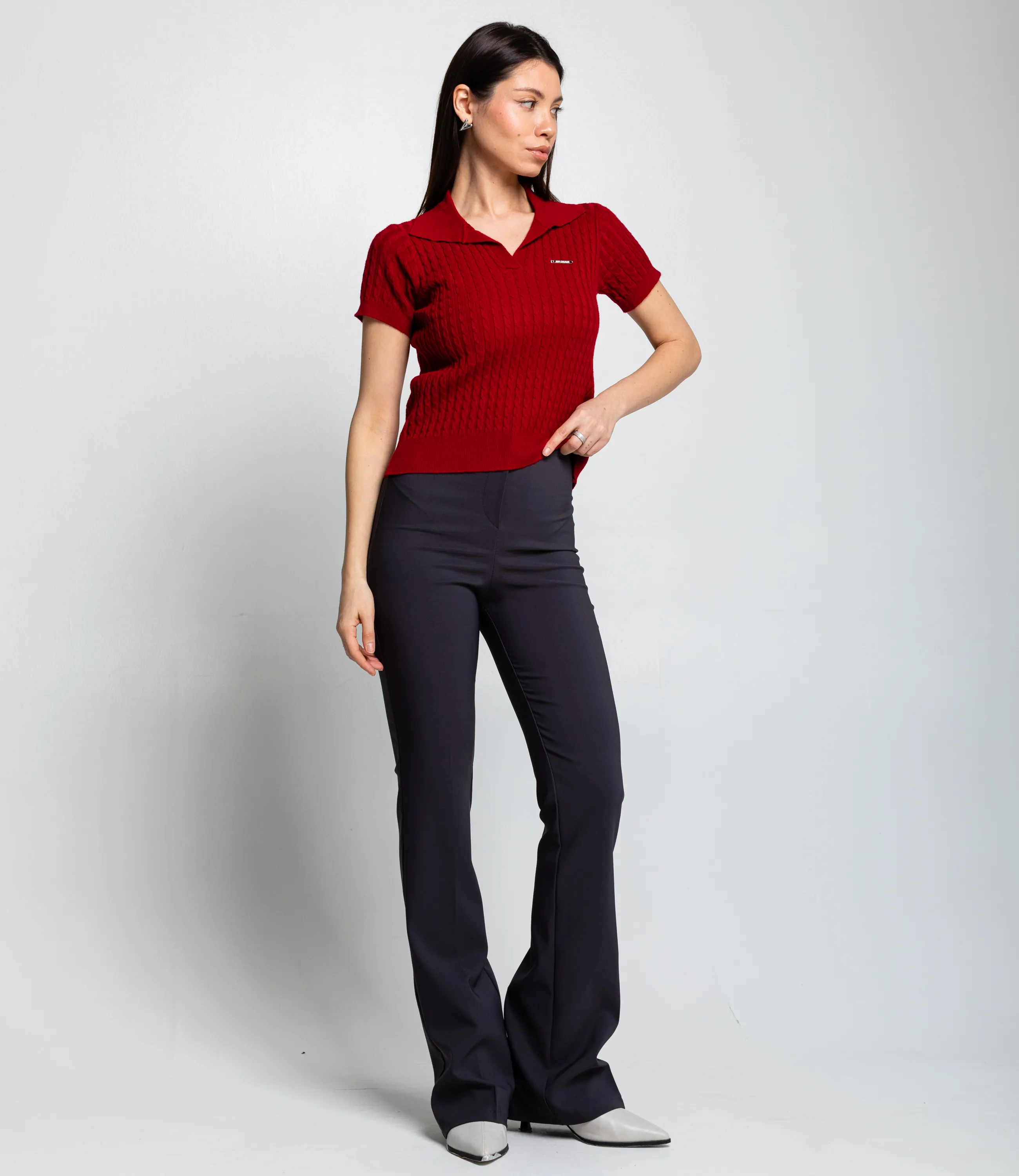 Футболка #КТ933 (3), тёмно-красный - фото 4