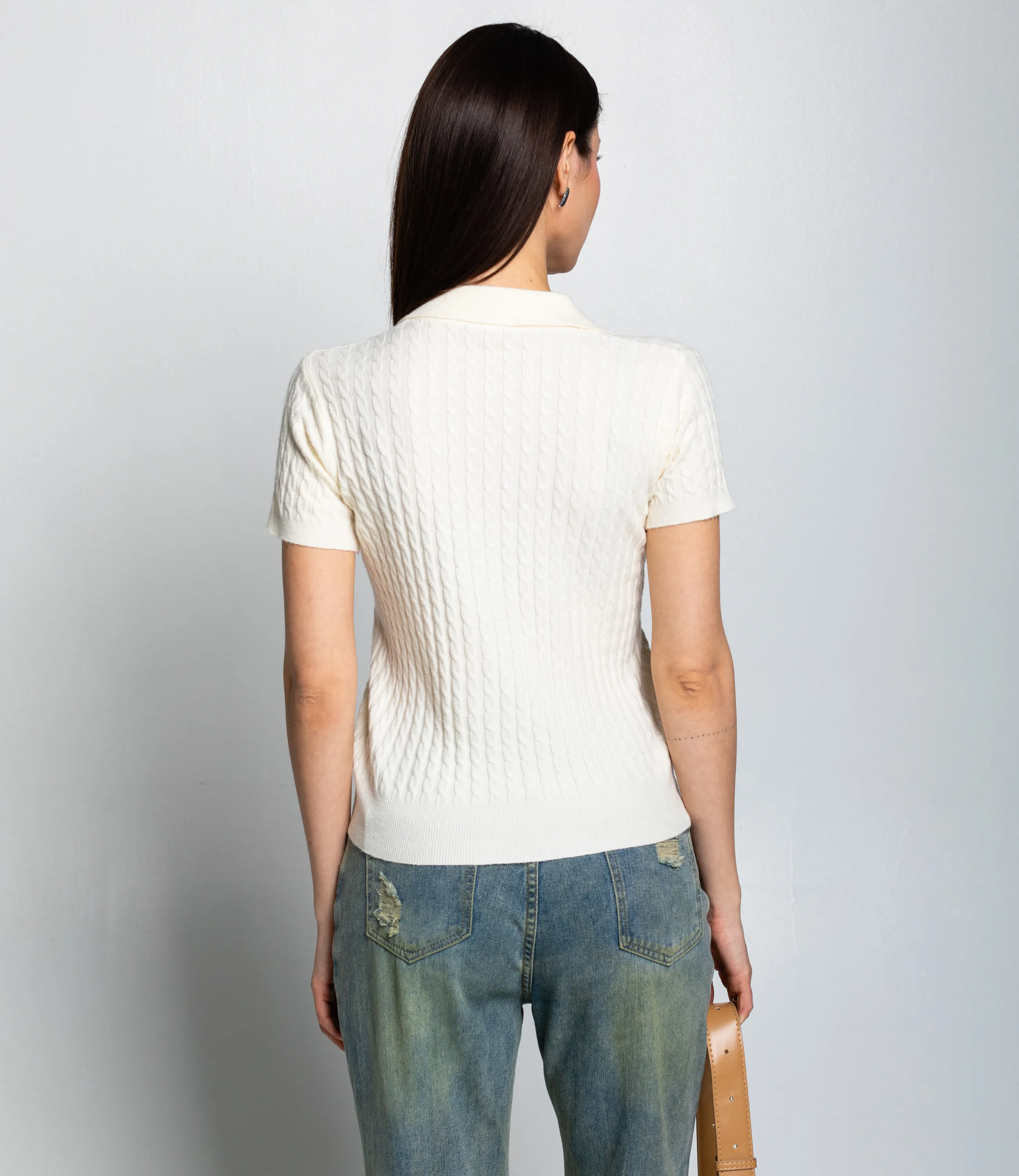 Футболка #КТ933 (3), кремовый - фото 3