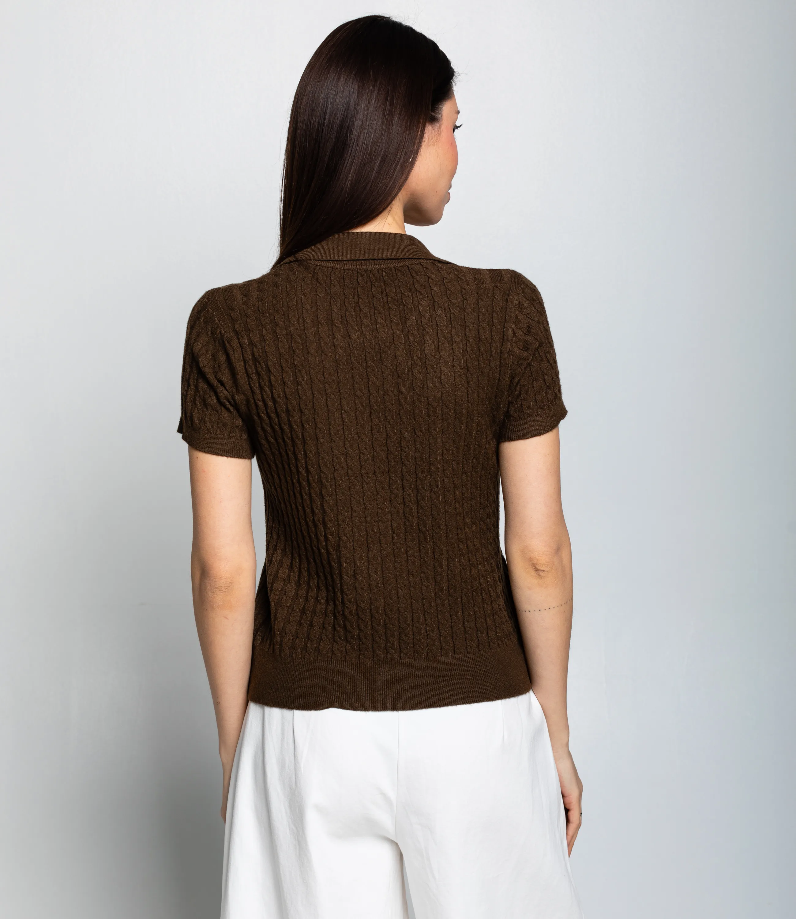 Футболка #КТ933 (3), тёмно-коричневый - фото 3