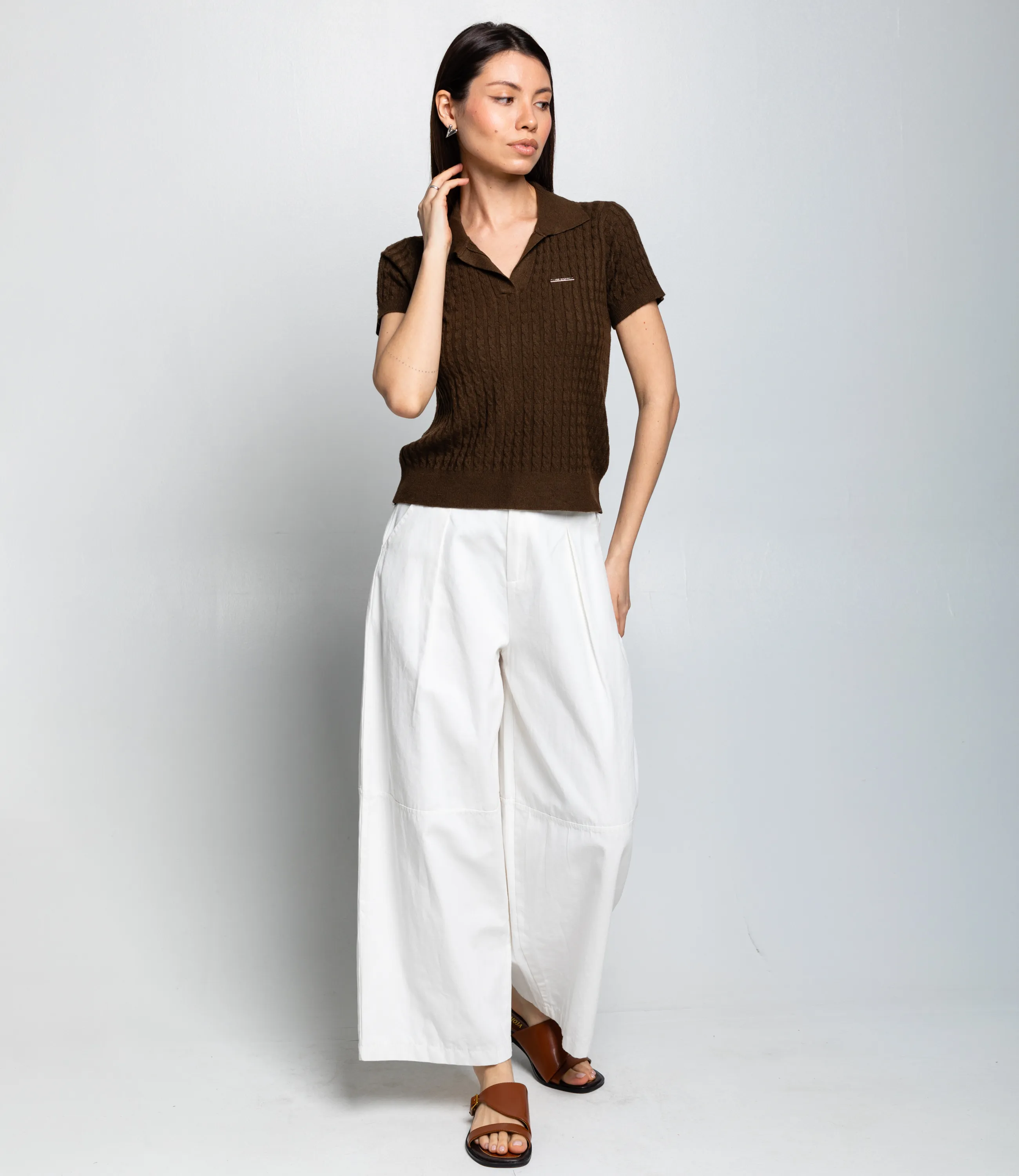 Футболка #КТ933 (3), тёмно-коричневый - фото 4