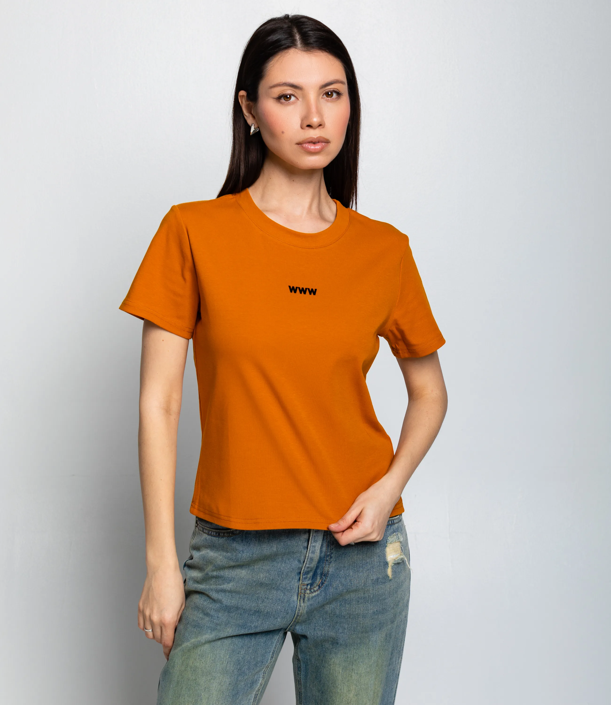 Футболка #КТ230, терракотовый - фото 1