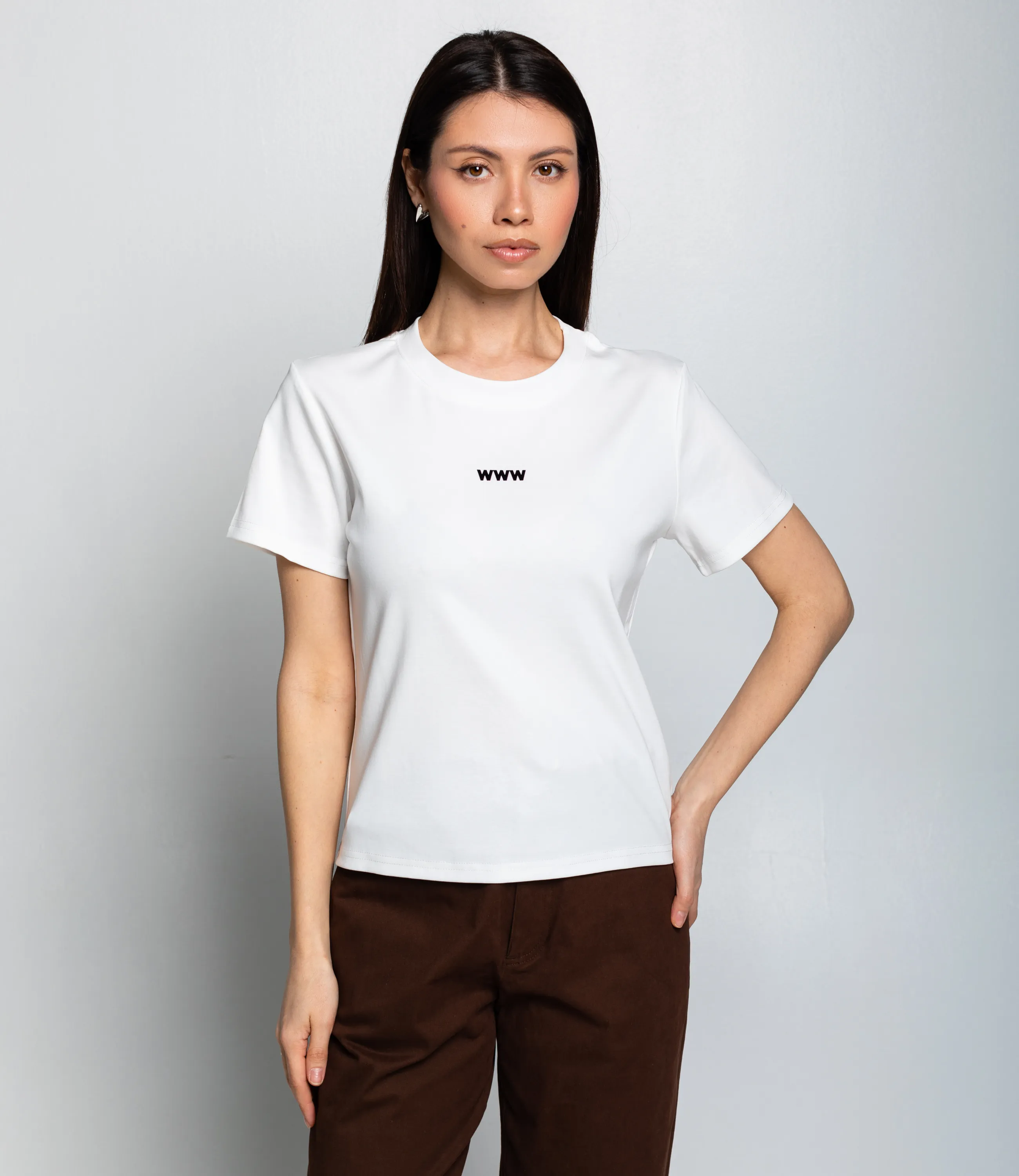 Футболка #КТ230, белый - фото 1