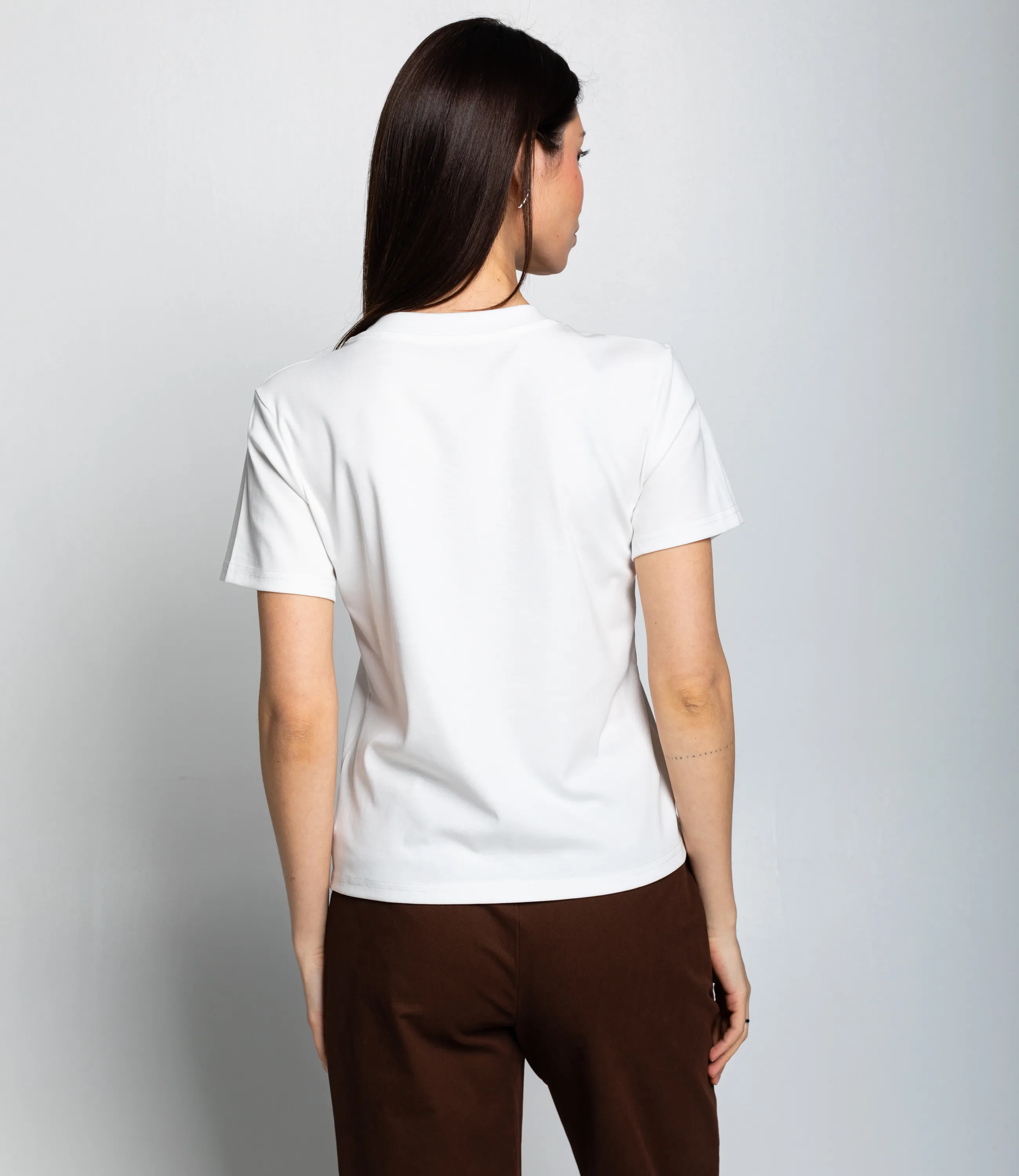 Футболка #КТ230, белый - фото 3