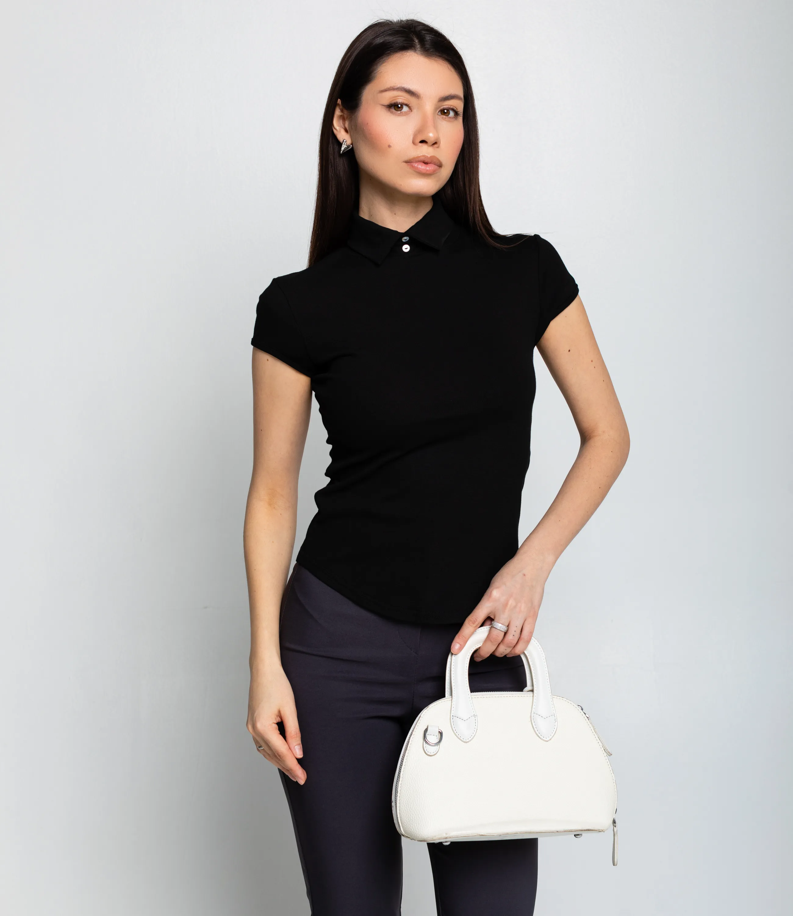 Футболка #КТ6845 (1), чёрный - фото 1