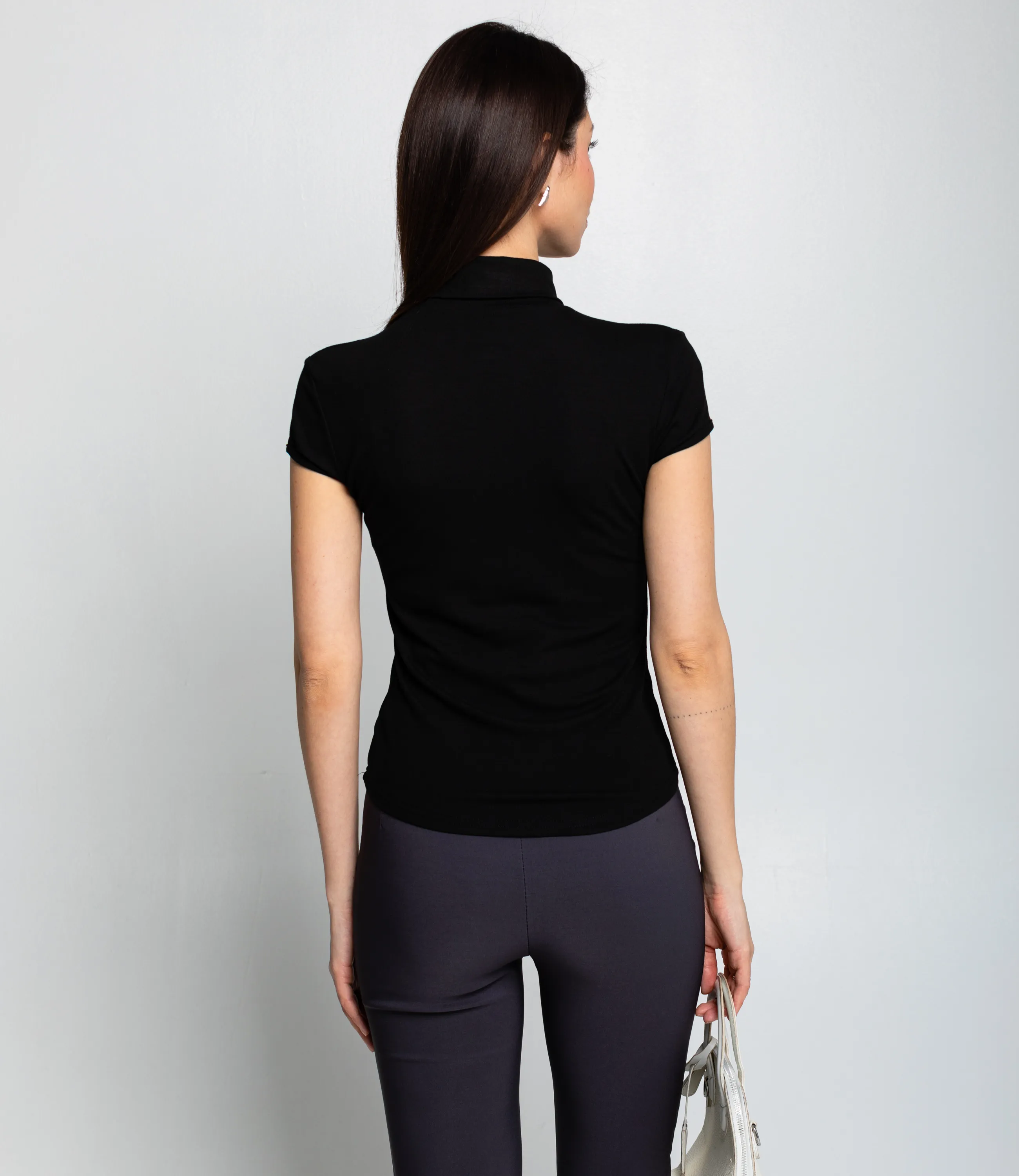 Футболка #КТ6845 (1), чёрный - фото 3