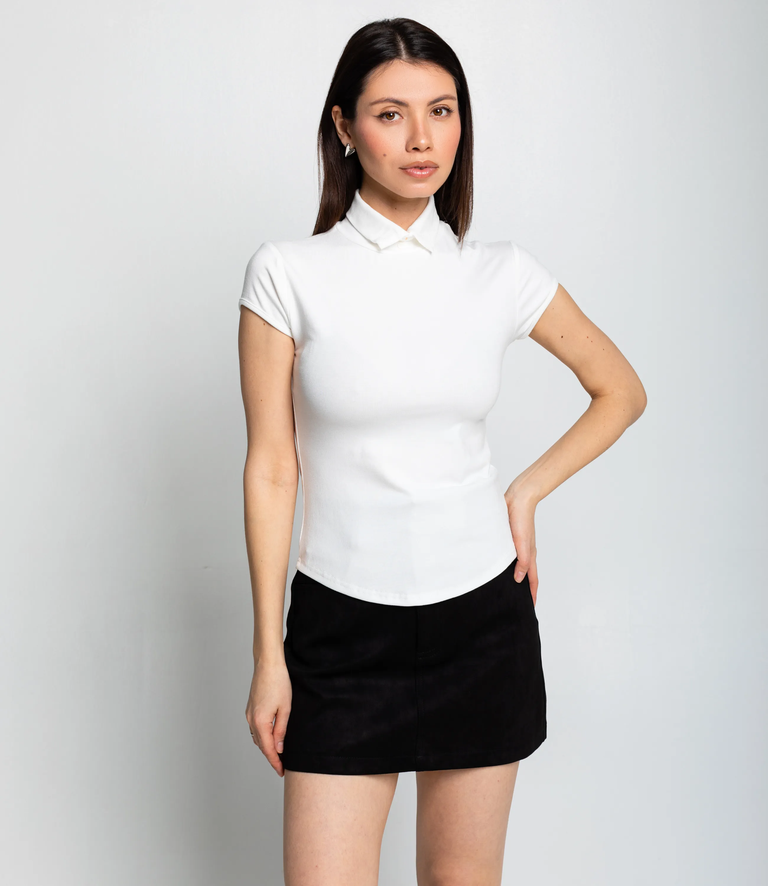 Футболка #КТ6845 (1), белый - фото 1