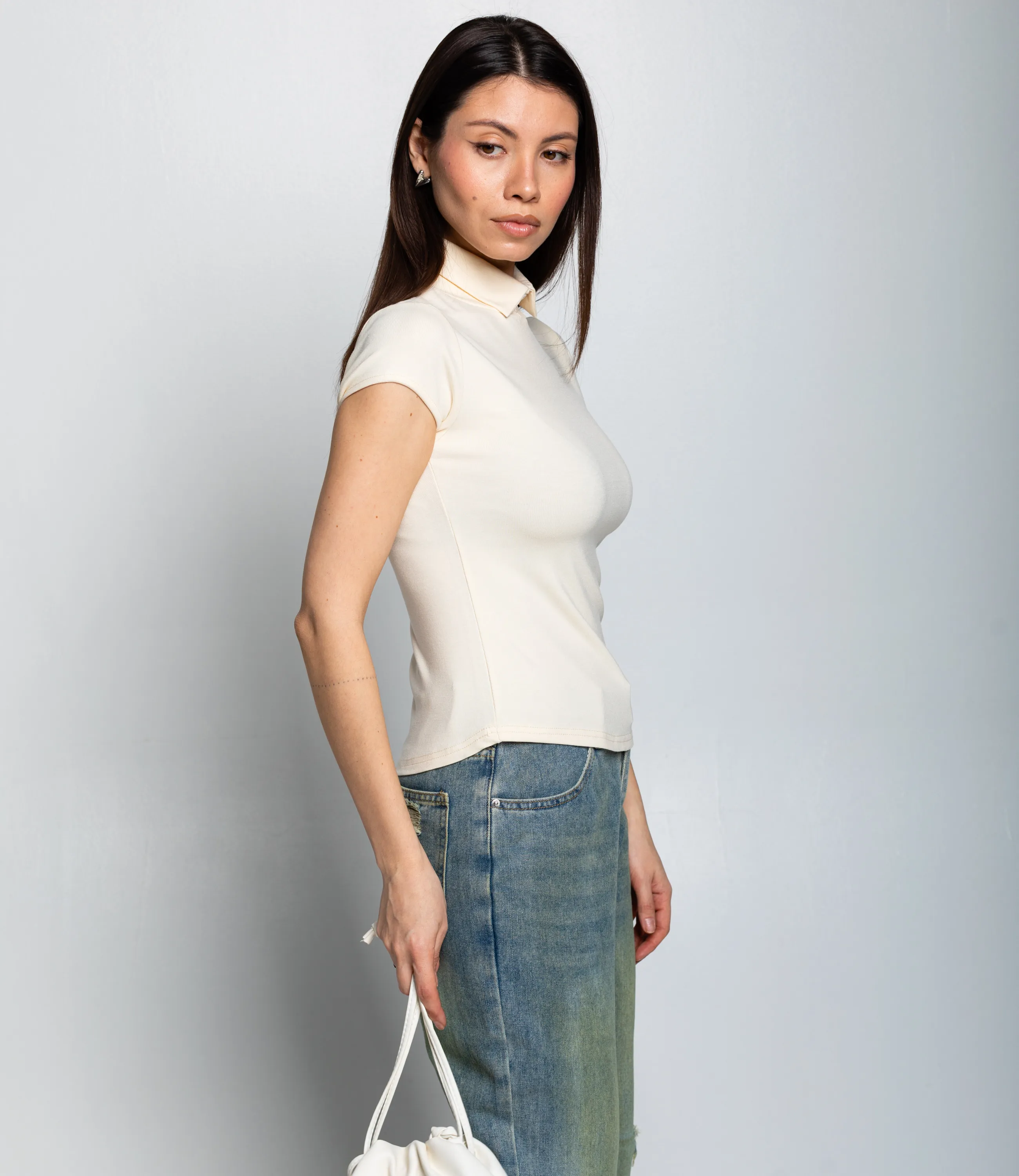 Футболка #КТ6845 (1), кремовый - фото 2