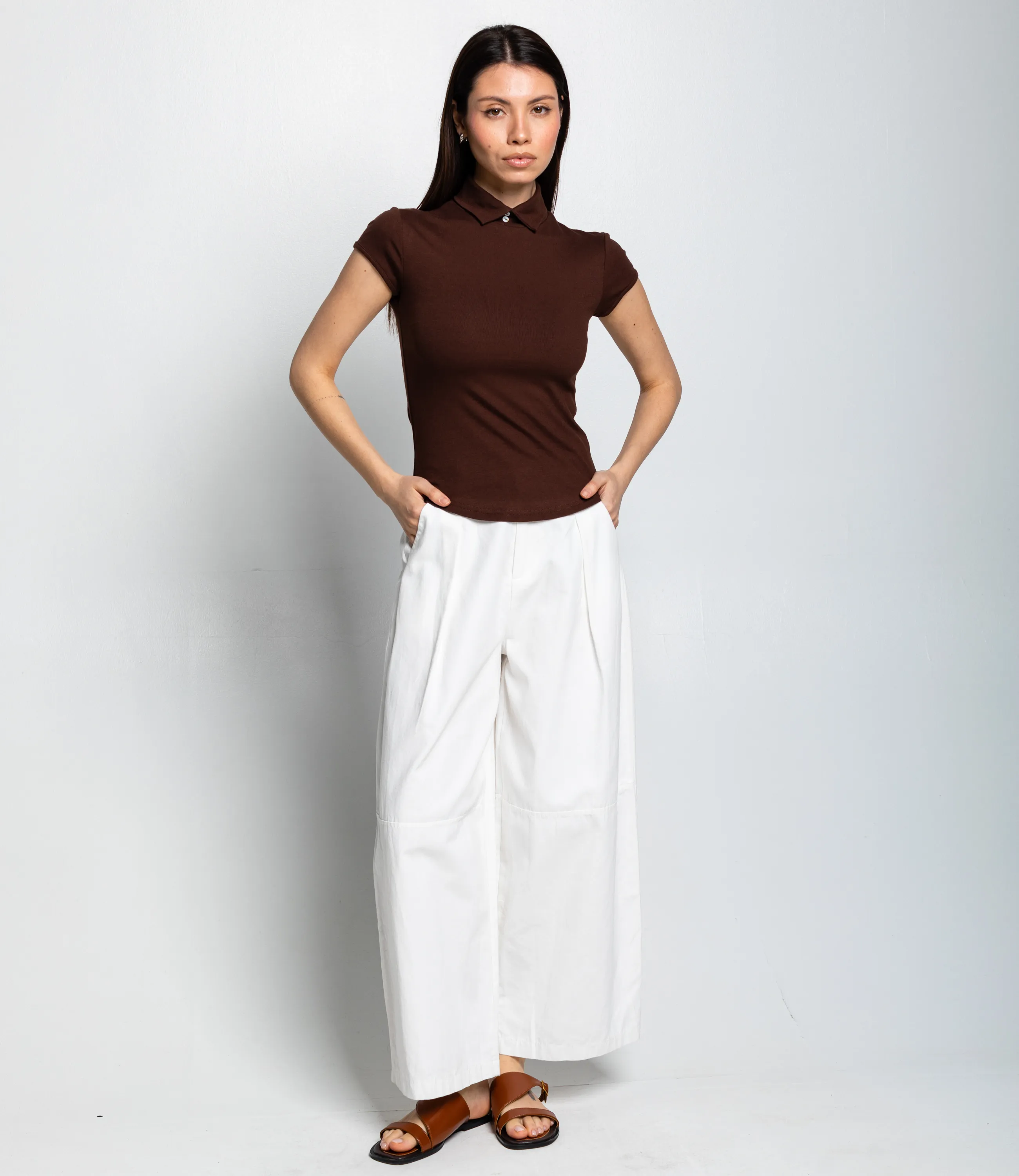 Футболка #КТ6845 (1), шоколадный - фото 4