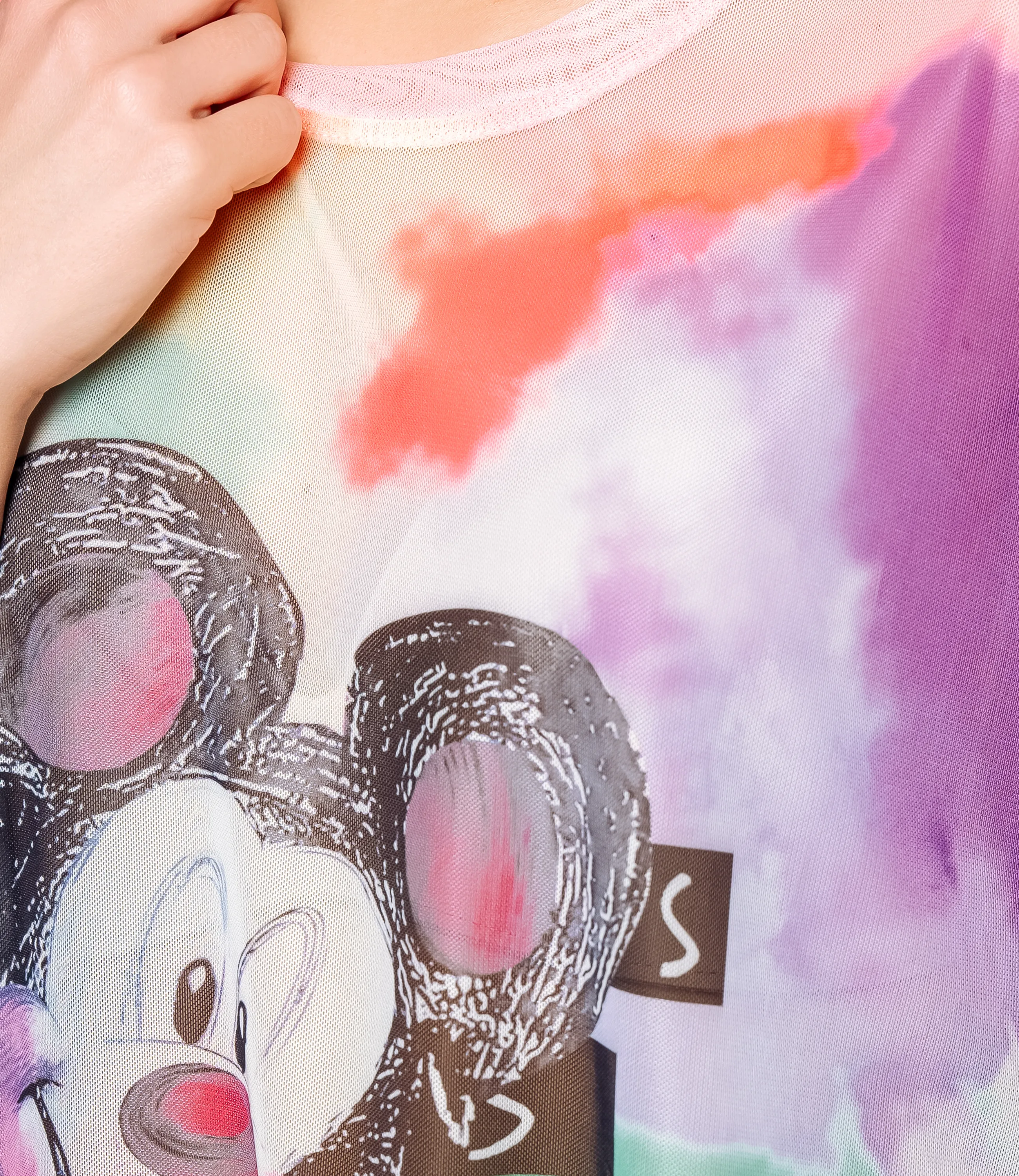 Футболка #КТ11 (12), розовый, зелёный - фото 5