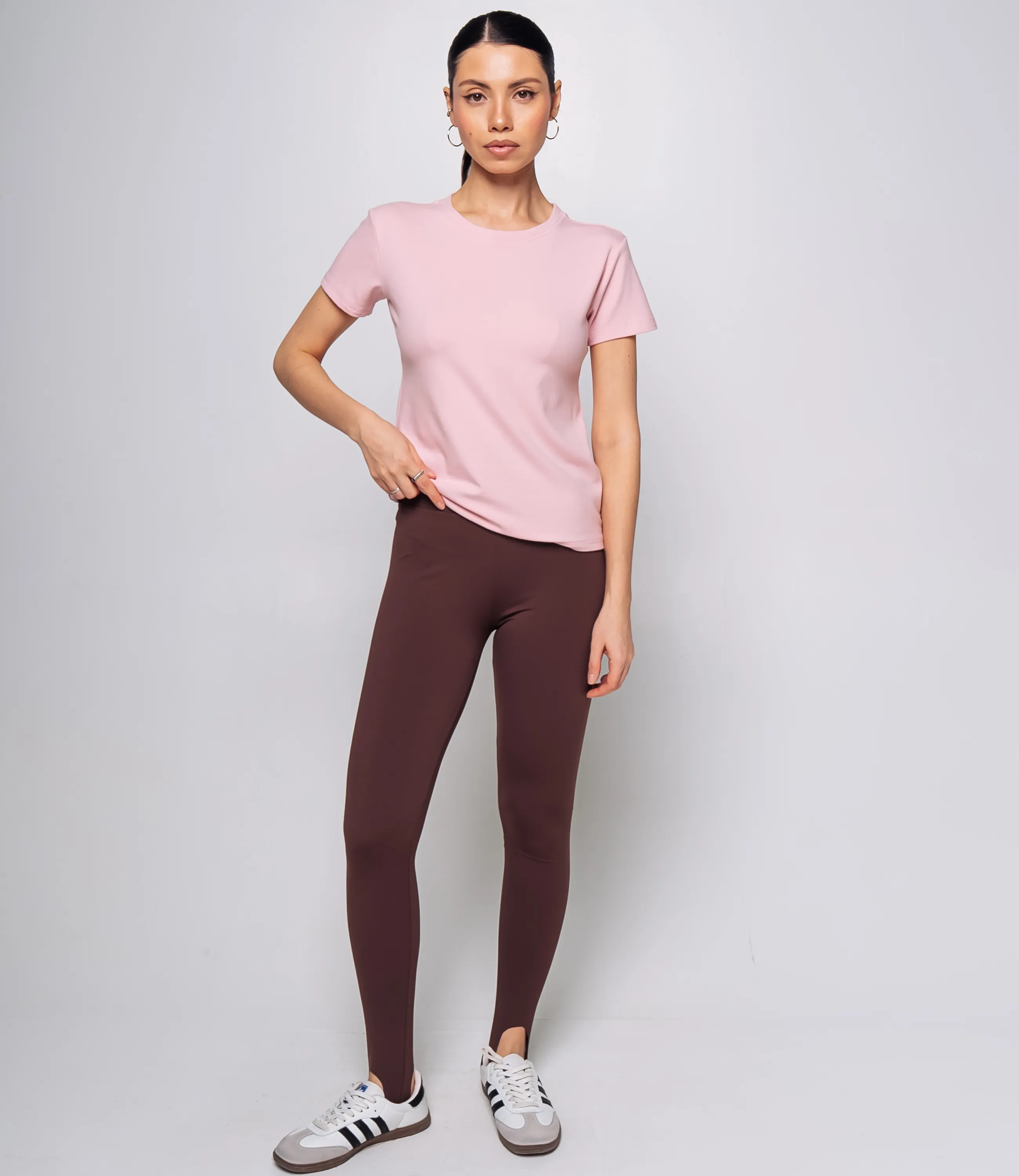 Футболка #КТ9005 (1), пудровый - фото 4