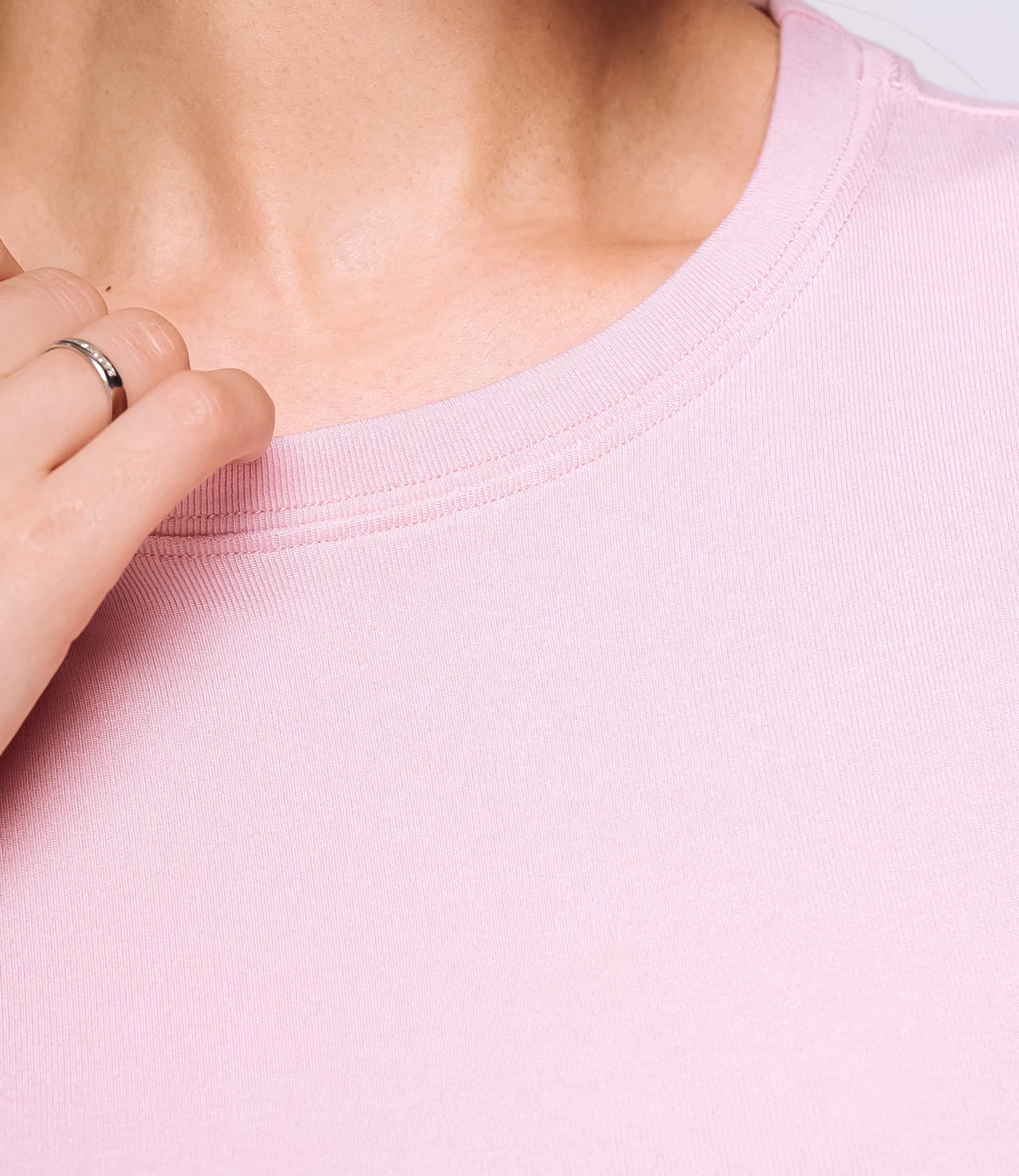 Футболка #КТ9005 (1), пудровый - фото 5