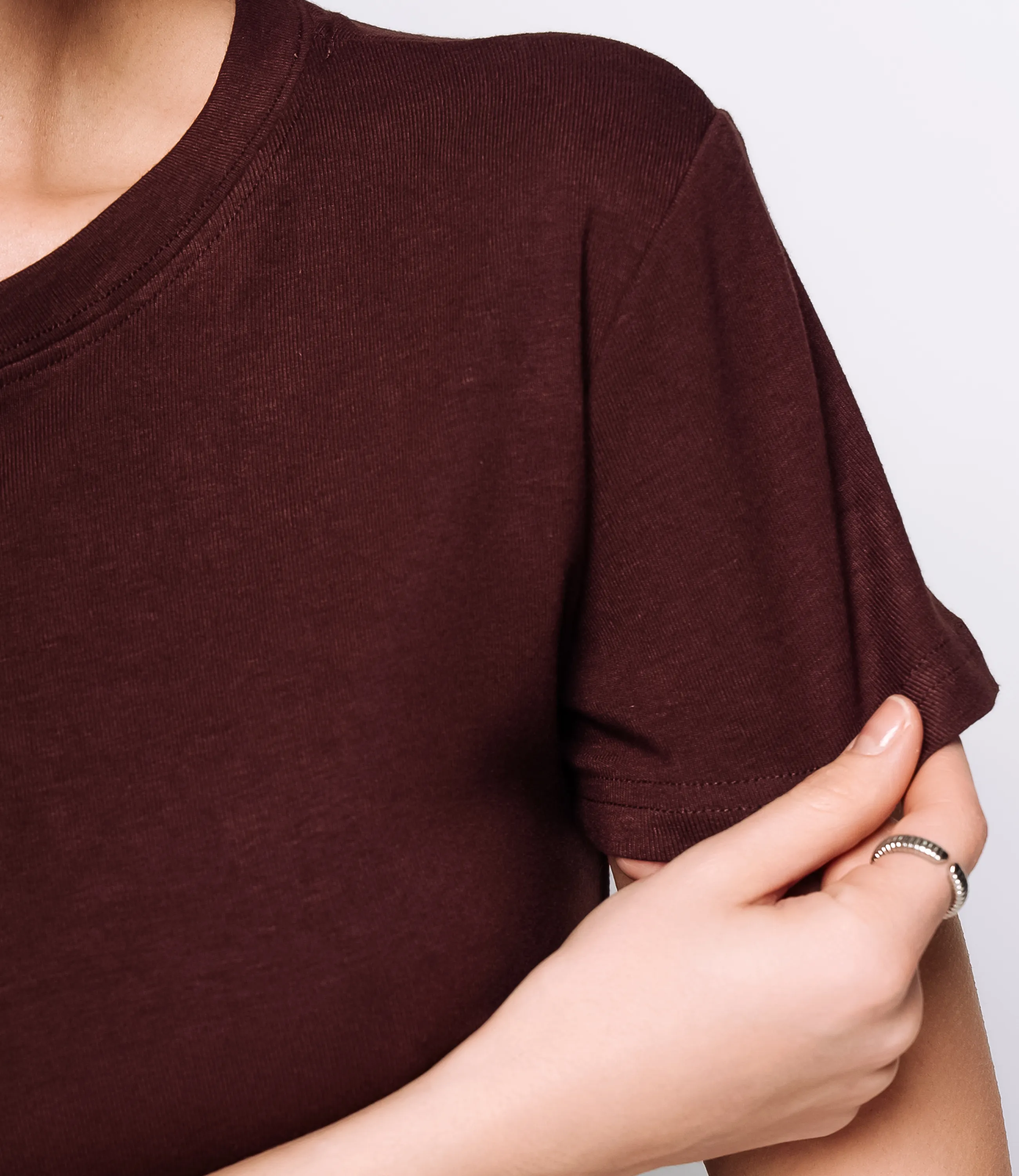 Футболка #КТ9005 (1), шоколадный - фото 5