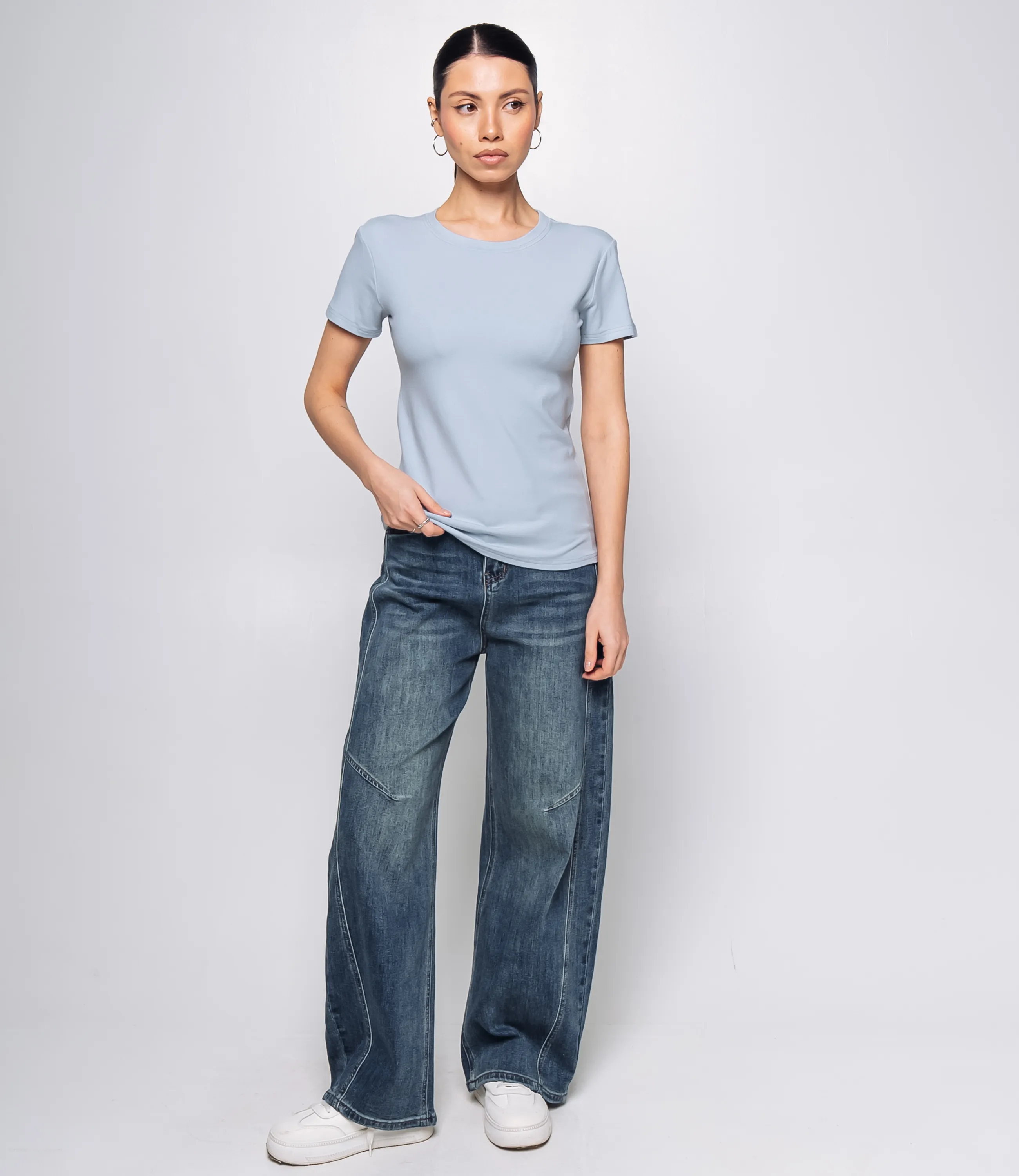 Футболка #КТ9005 (1), голубой - фото 4