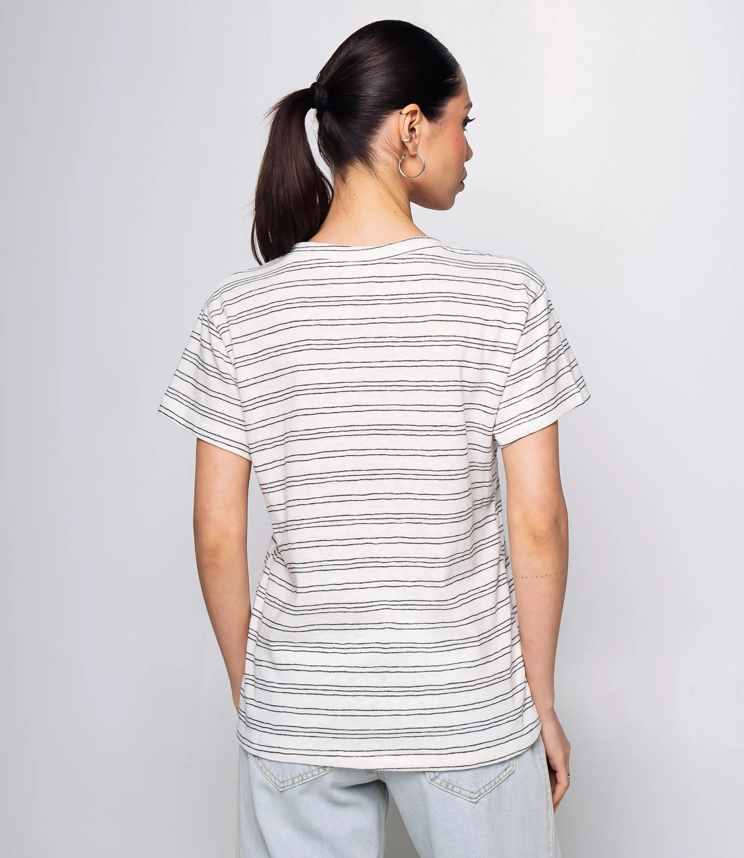 Футболка #КТ9101 (2), чёрный, белый - фото 3