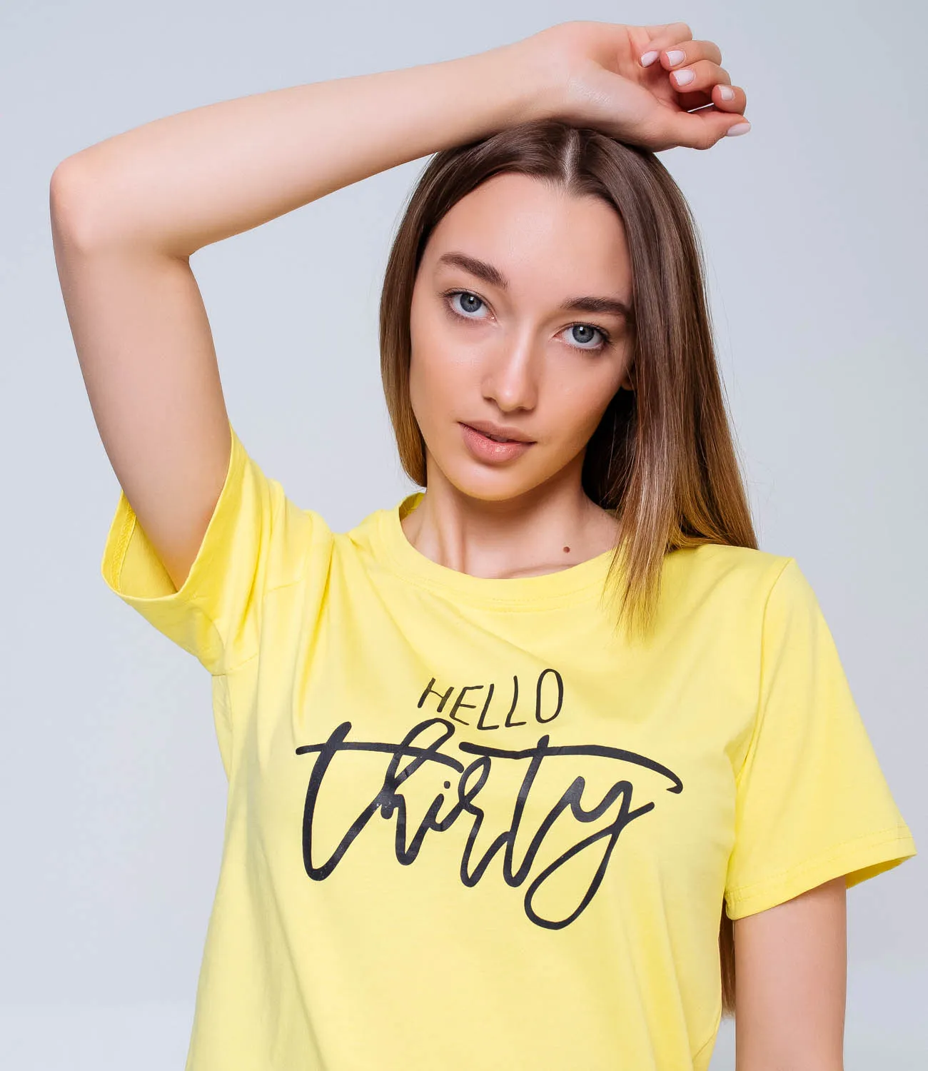 Футболка #КТ9070, жёлтый - фото 5