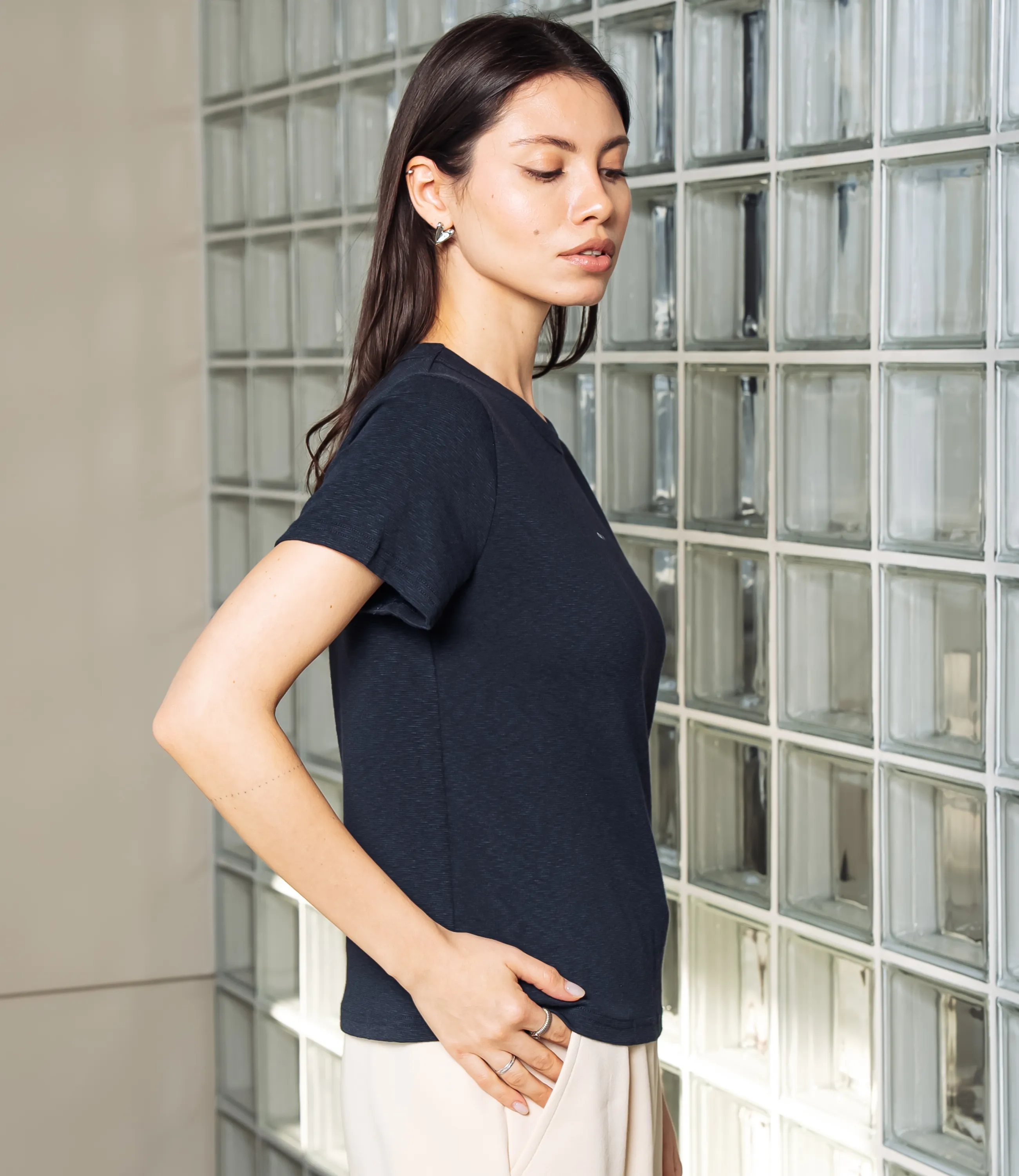 Футболка #КТ8121 (1), тёмно-синий - фото 2