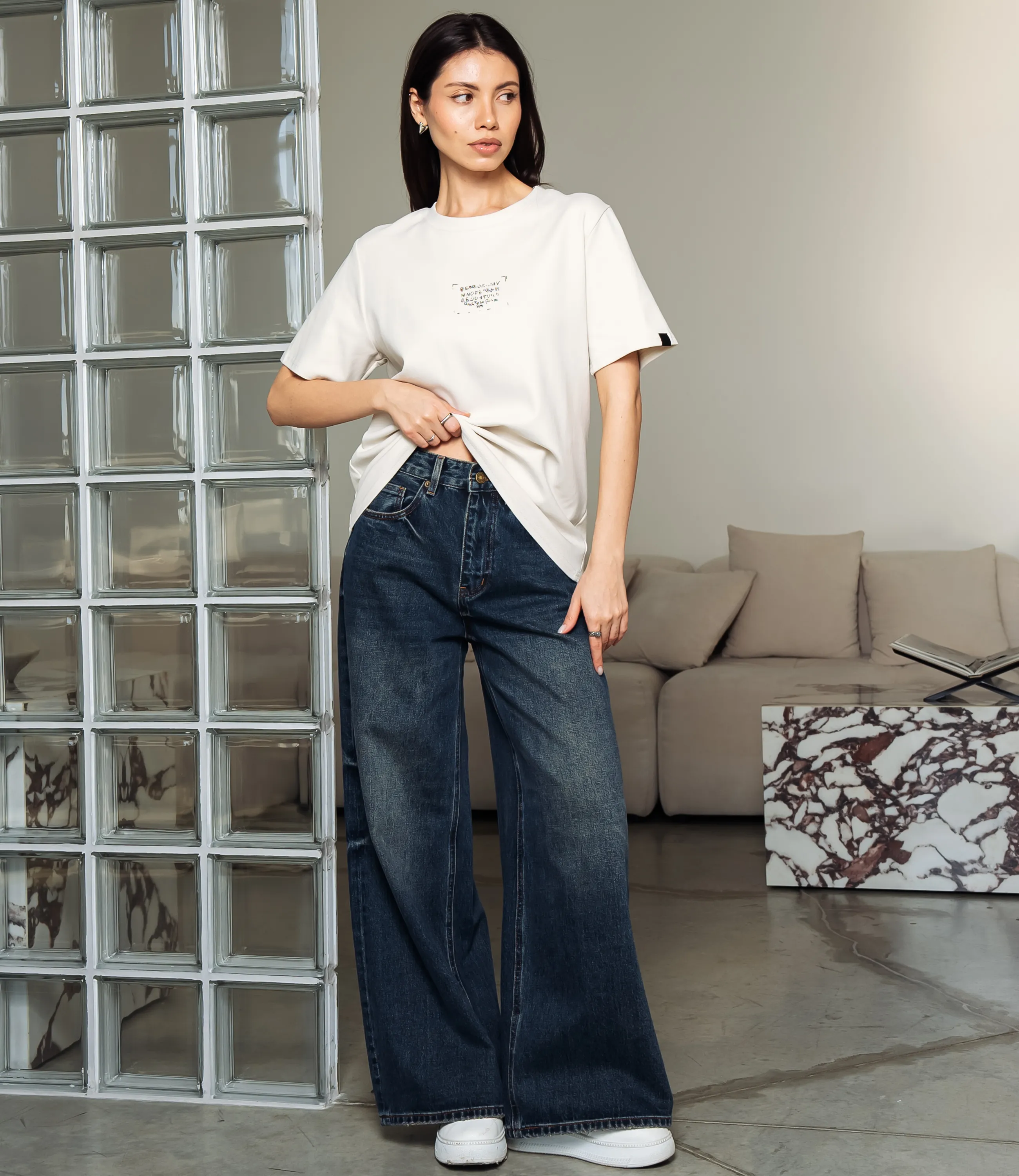 Футболка #КТ6115 (5), светло-бежевый - фото 4