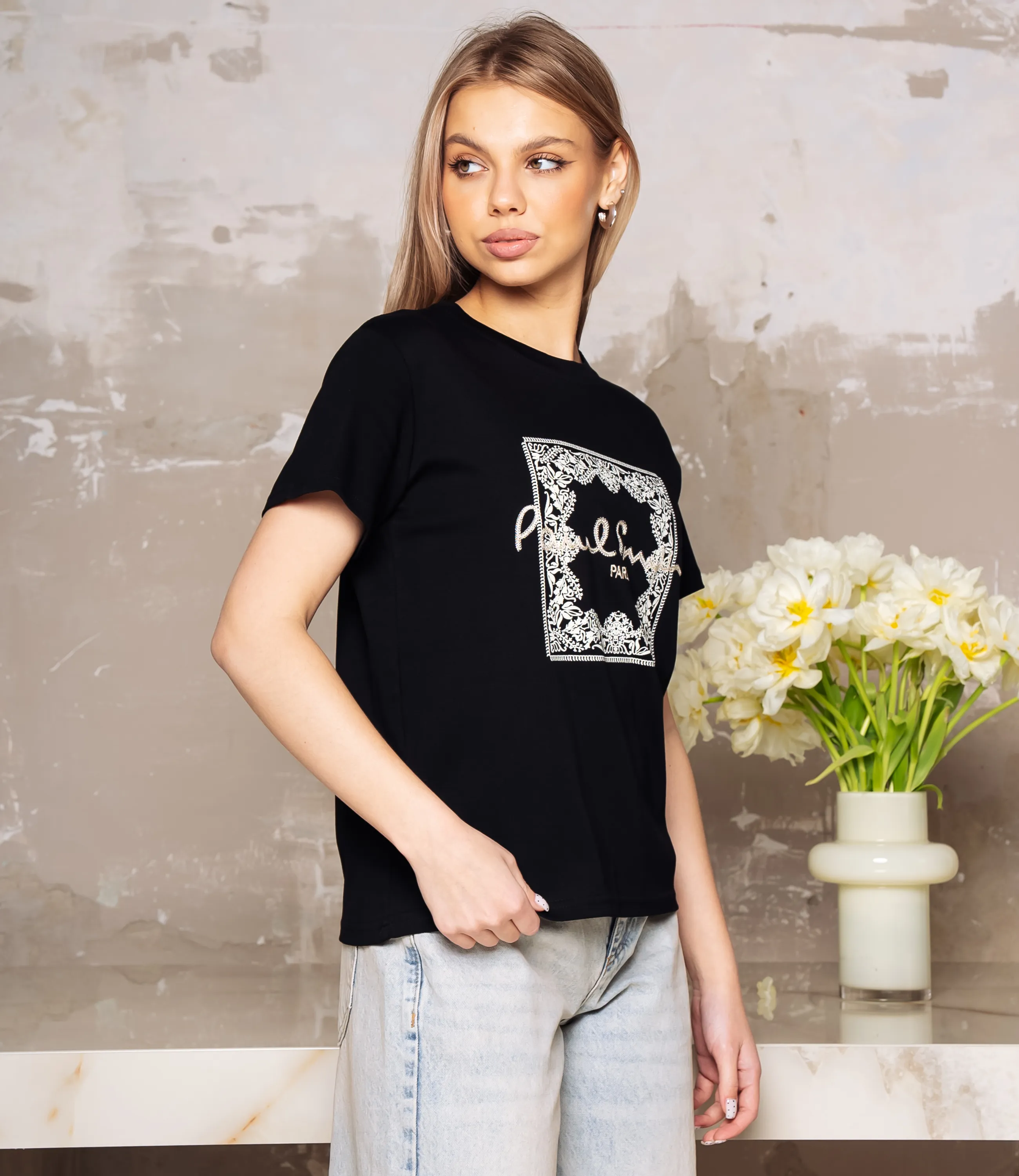 Футболка #КТ8812 (2), чёрный - фото 2