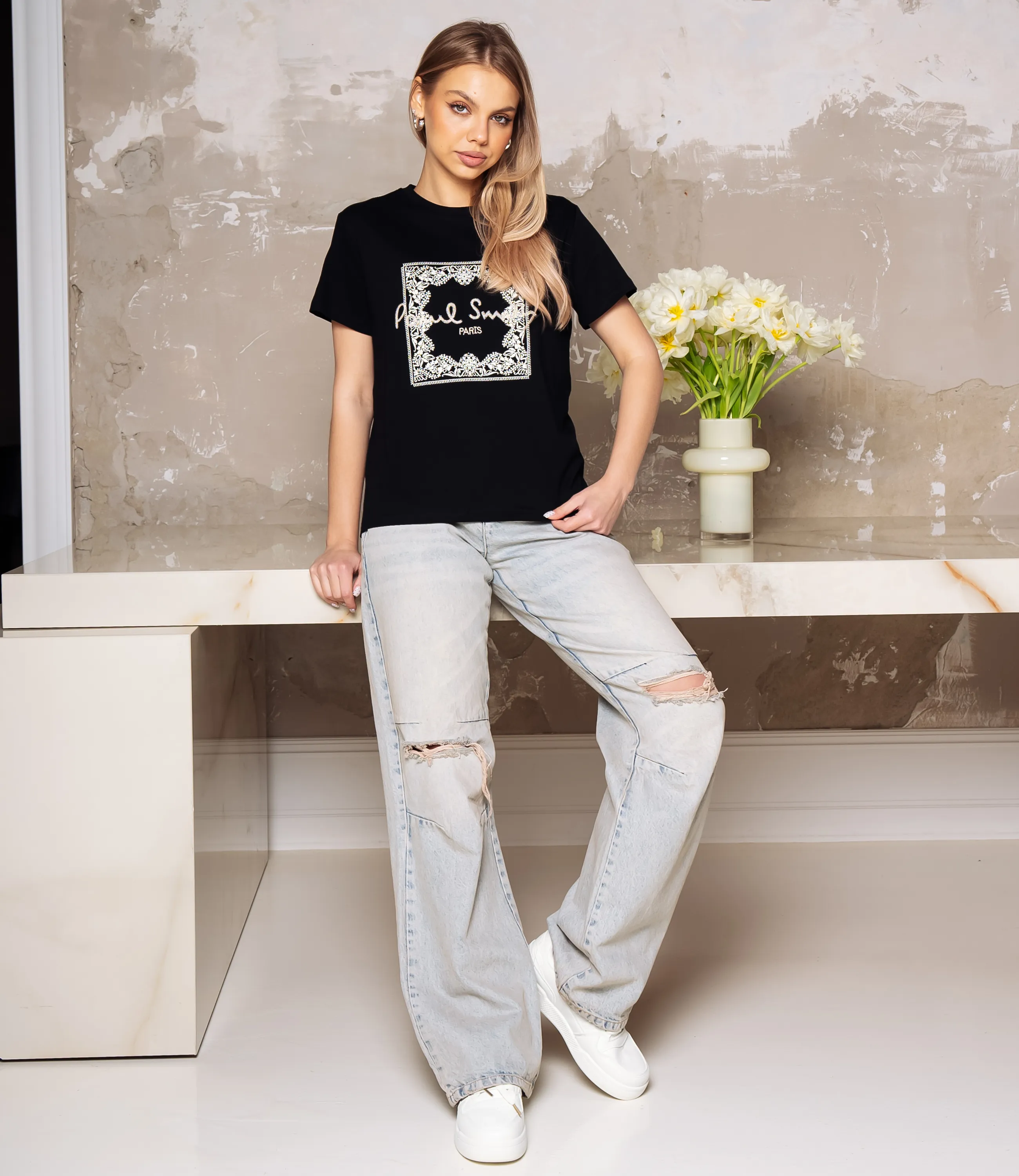 Футболка #КТ8812 (2), чёрный - фото 4