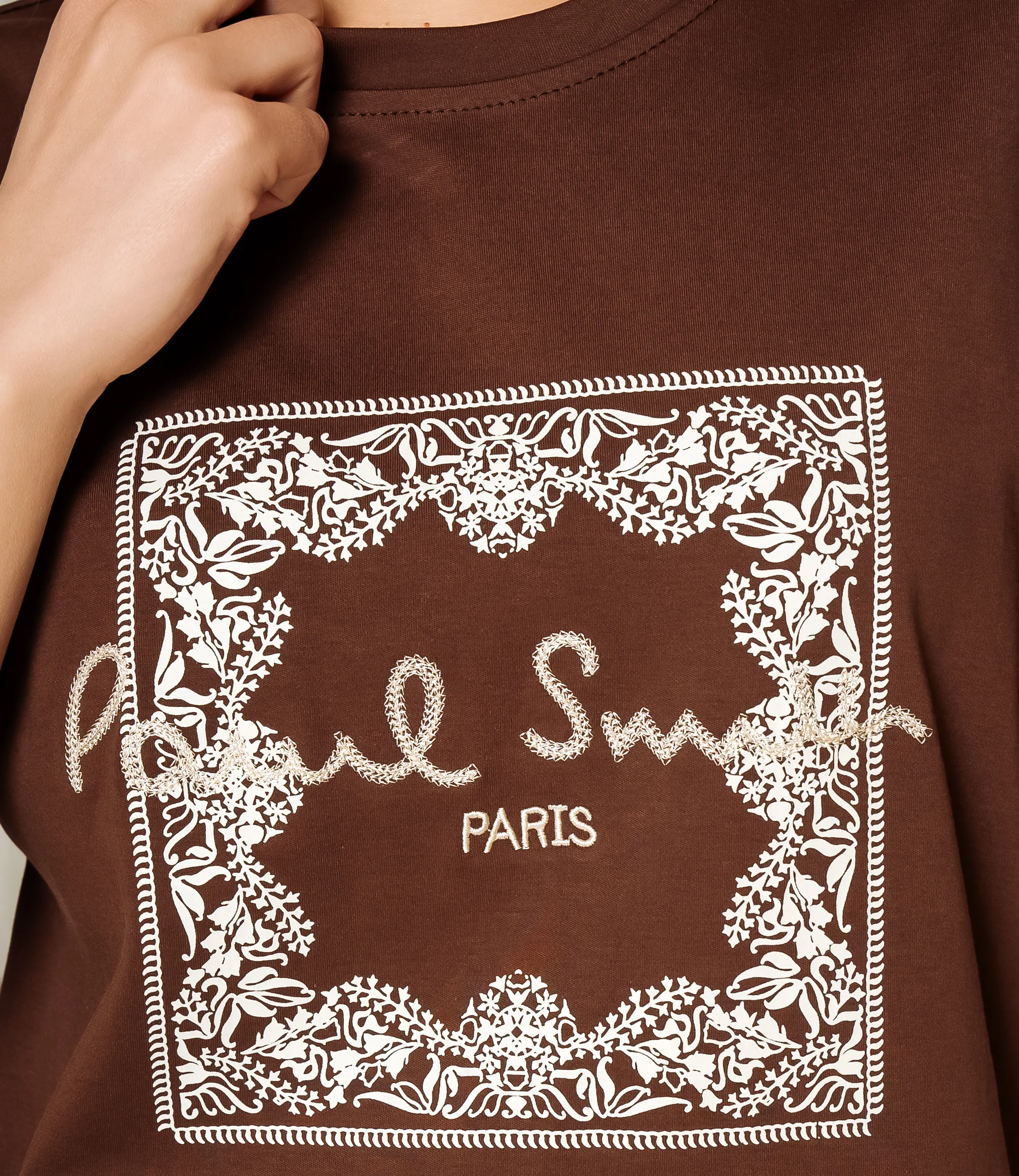 Футболка #КТ8812 (2), шоколадный - фото 5