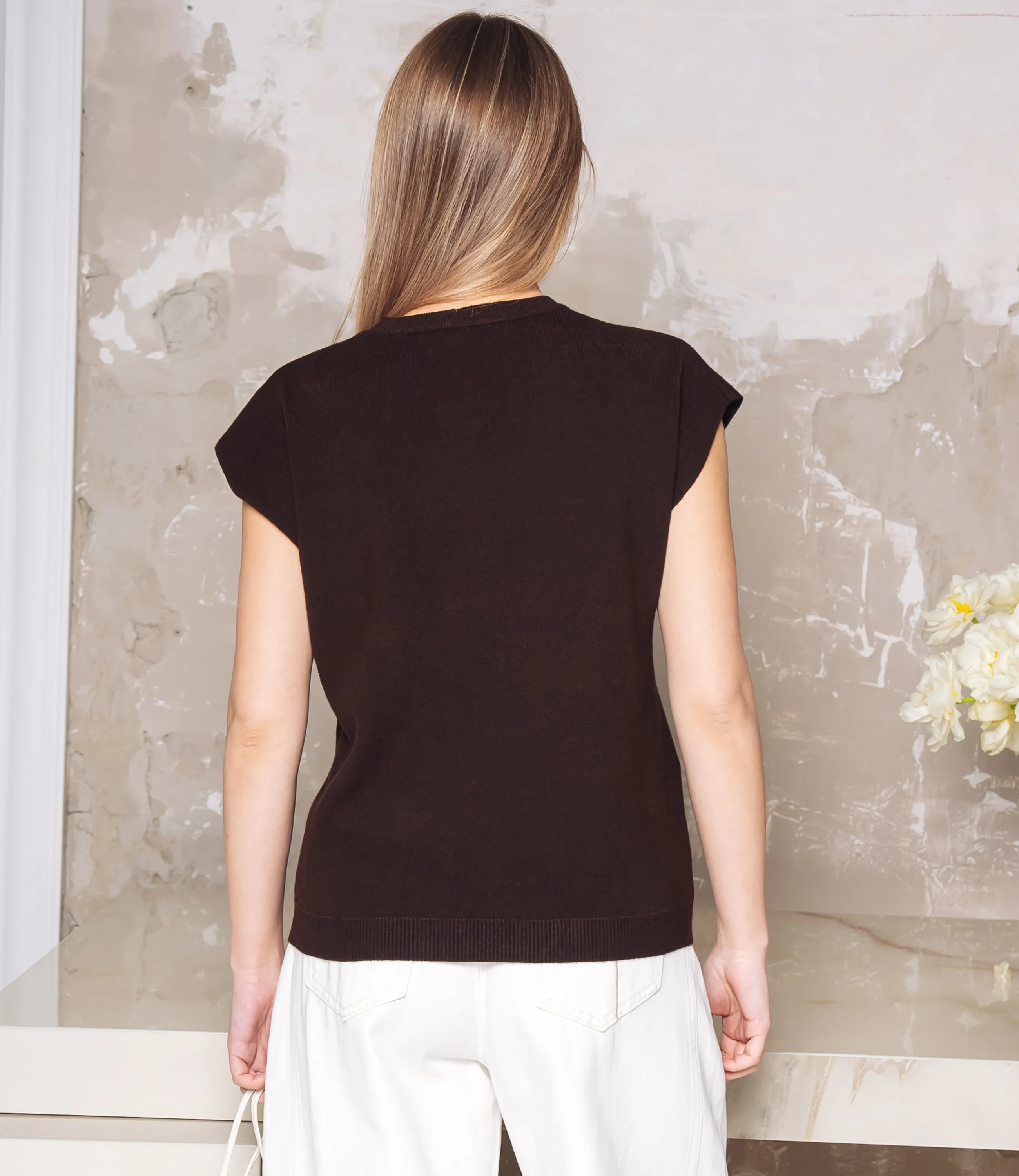 Футболка #КТ6002 (1), шоколадный - фото 3