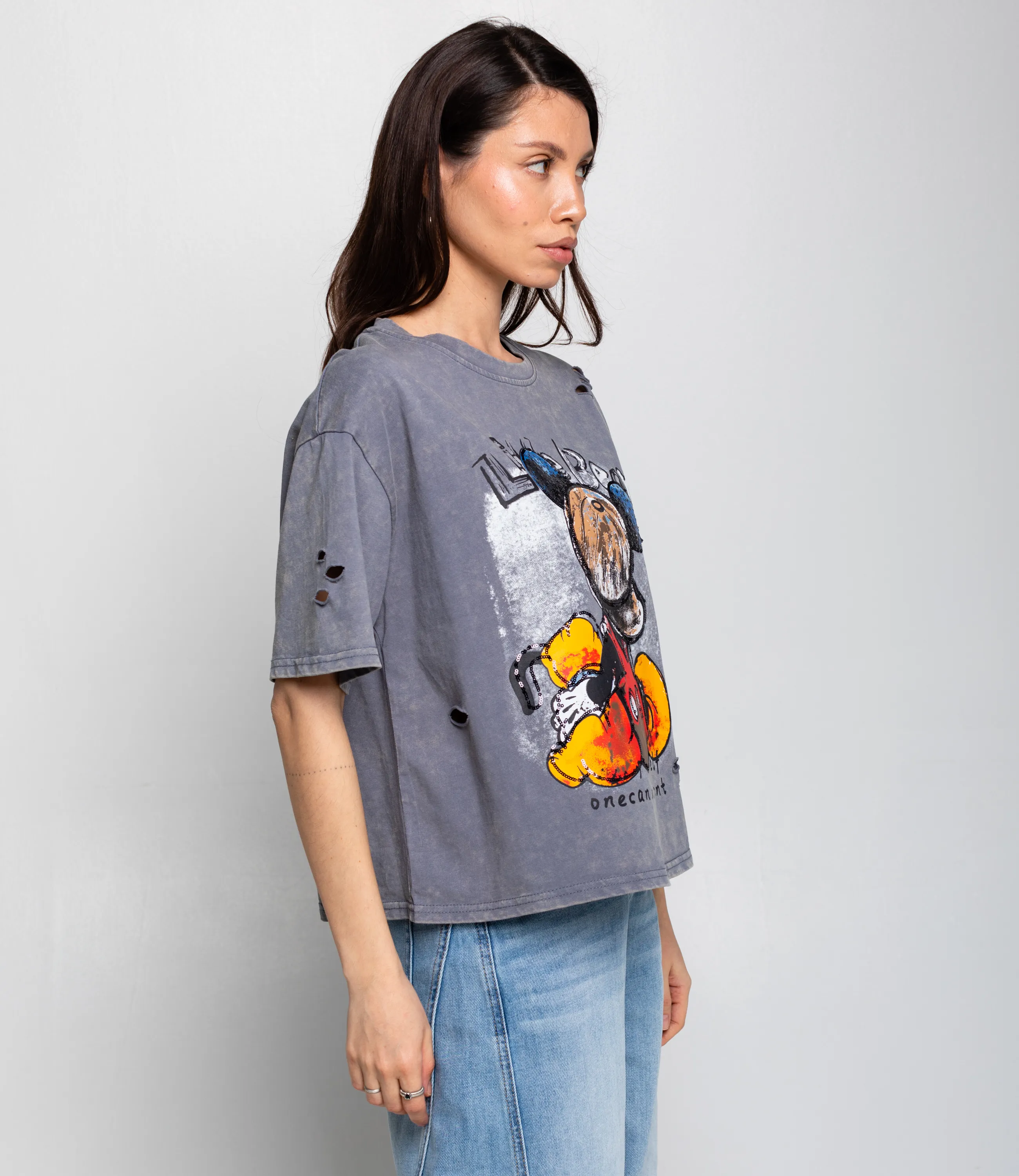 Футболка #КТ591 (1), серый - фото 2