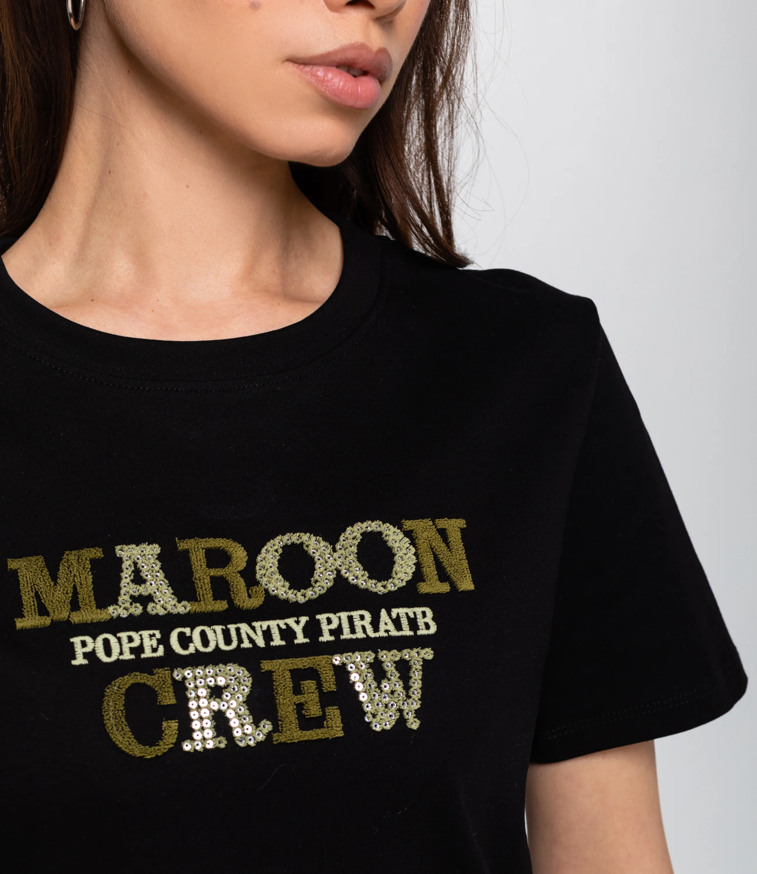 Футболка #КТ6626, чёрный - фото 5