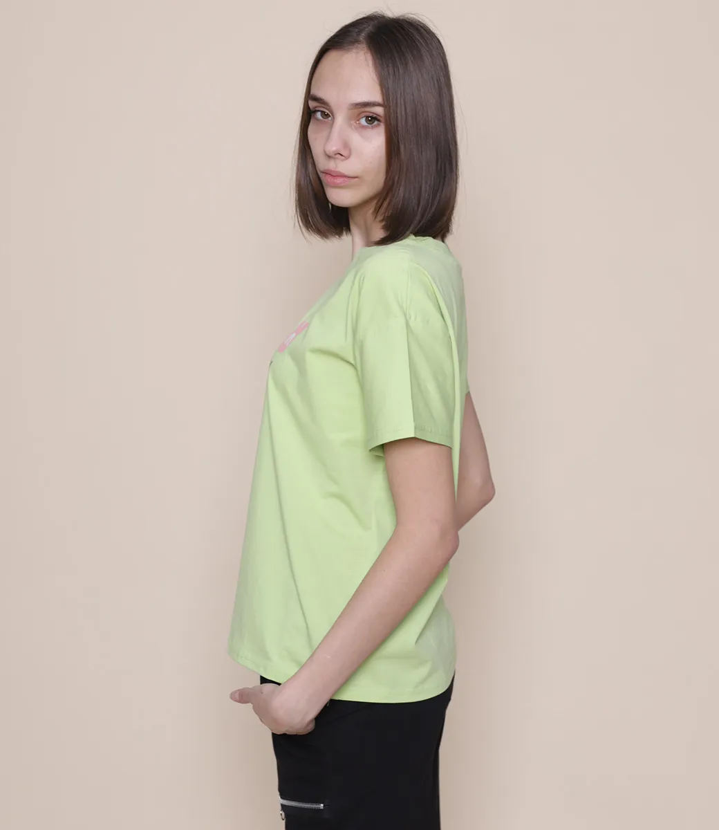 Футболка #В6-1, зелёный - фото 2