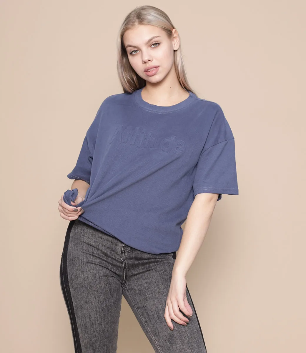 Футболка #852 (1), индиго - фото 1
