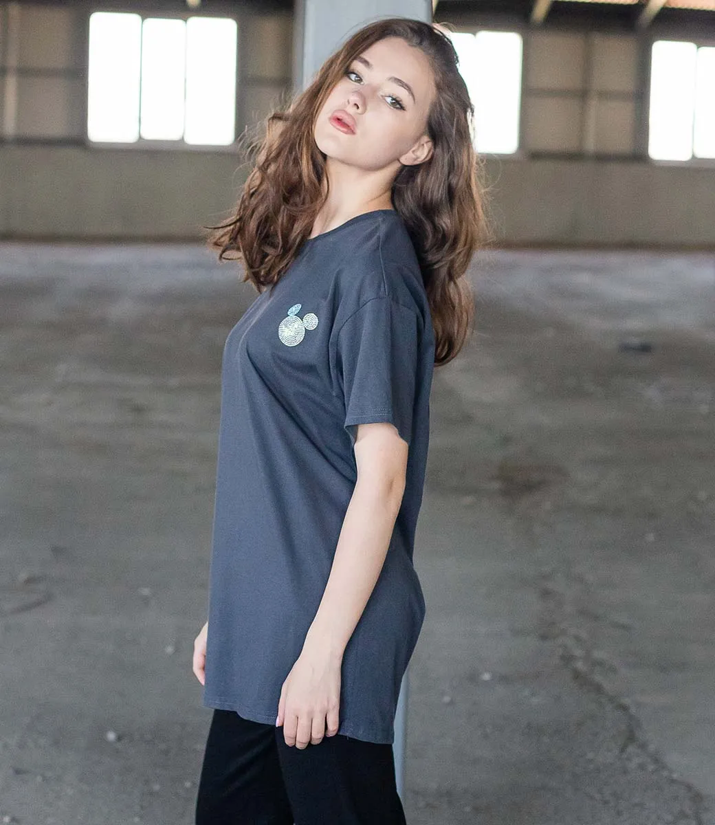 Футболка #КТ701 (1), серый - фото 2