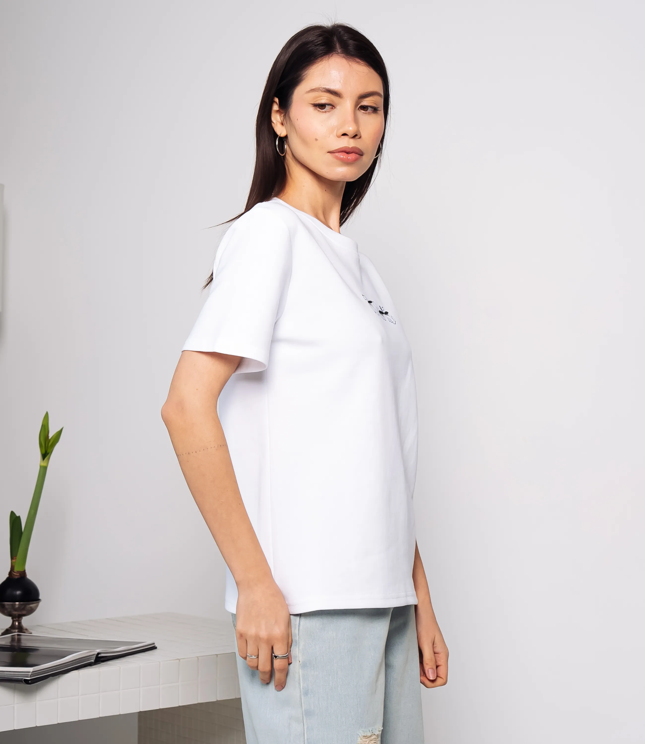 Футболка #КТ30816, белый - фото 2