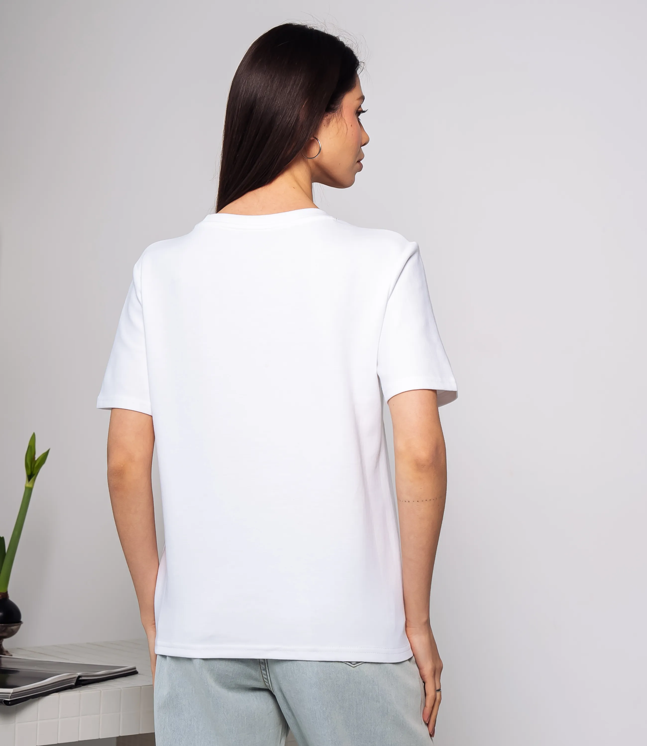 Футболка #КТ30816, белый - фото 3