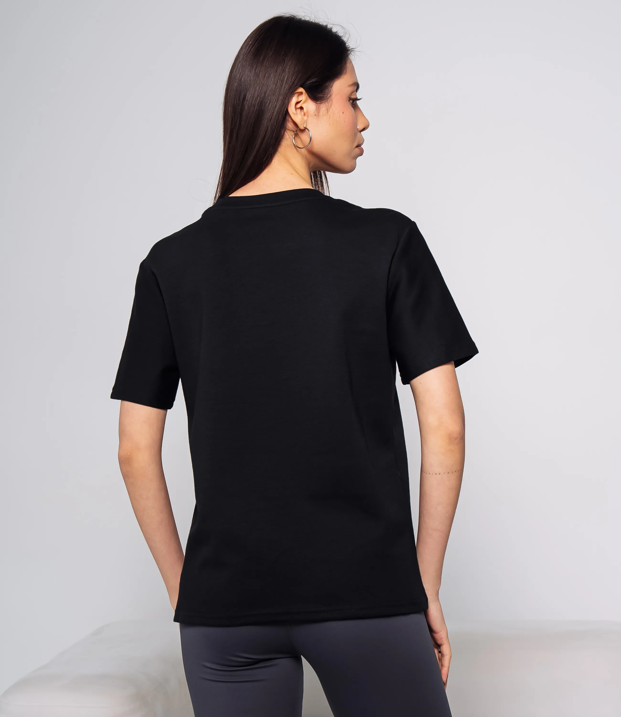 Футболка #КТ30816, чёрный - фото 3