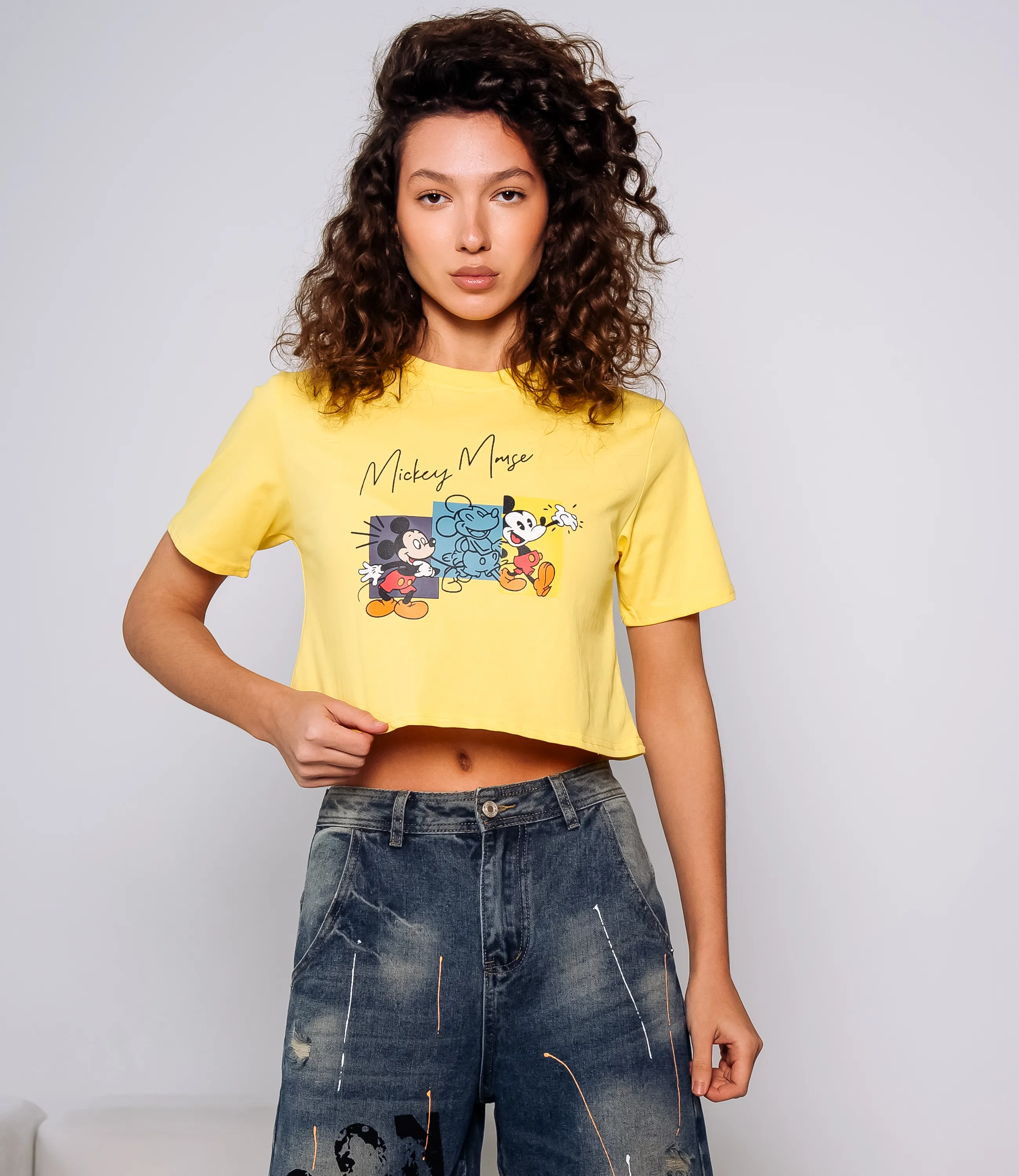 Футболка #КТ88813, жёлтый - фото 1