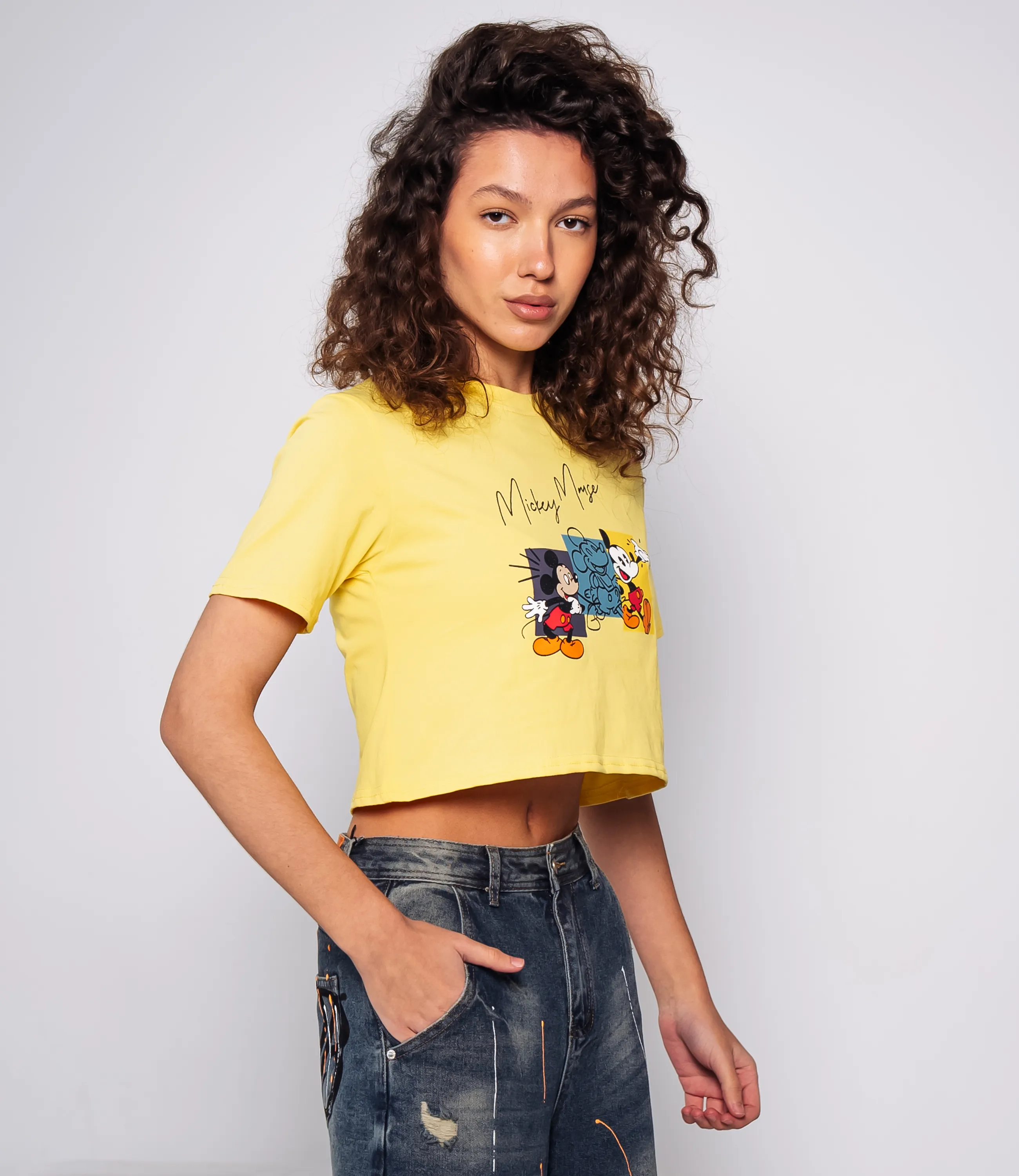 Футболка #КТ88813, жёлтый - фото 2